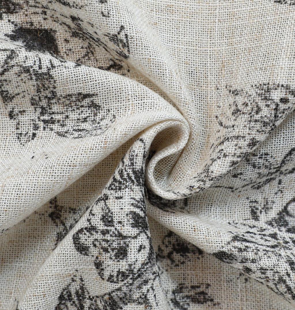 Curtains - Peacock Pinch Pleated Curtains (2 Panels)