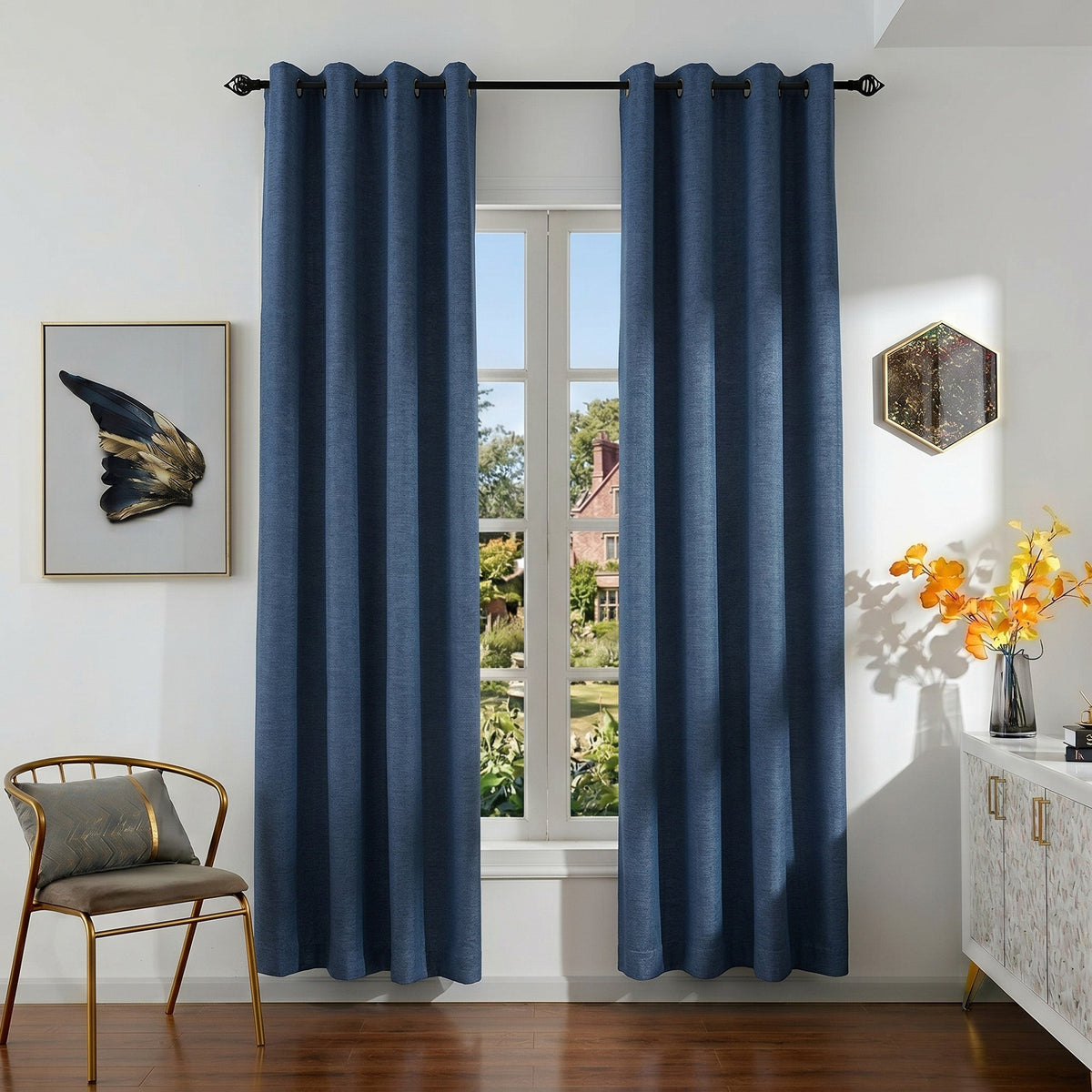 Blackout Curtains - Belmar Grommet Panel 2 Panels