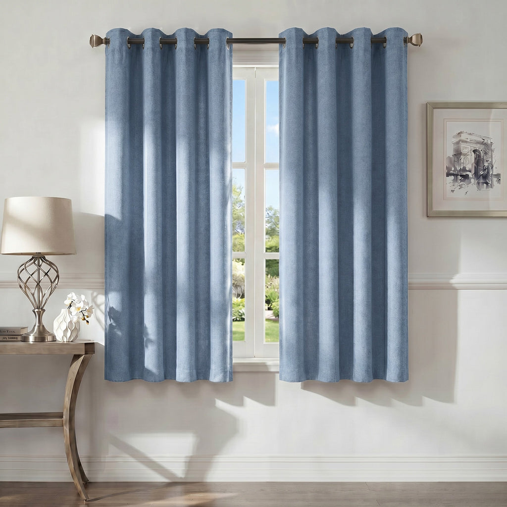 Blackout Curtains - Blackout Fabric with Thermal Lining 2 Panels