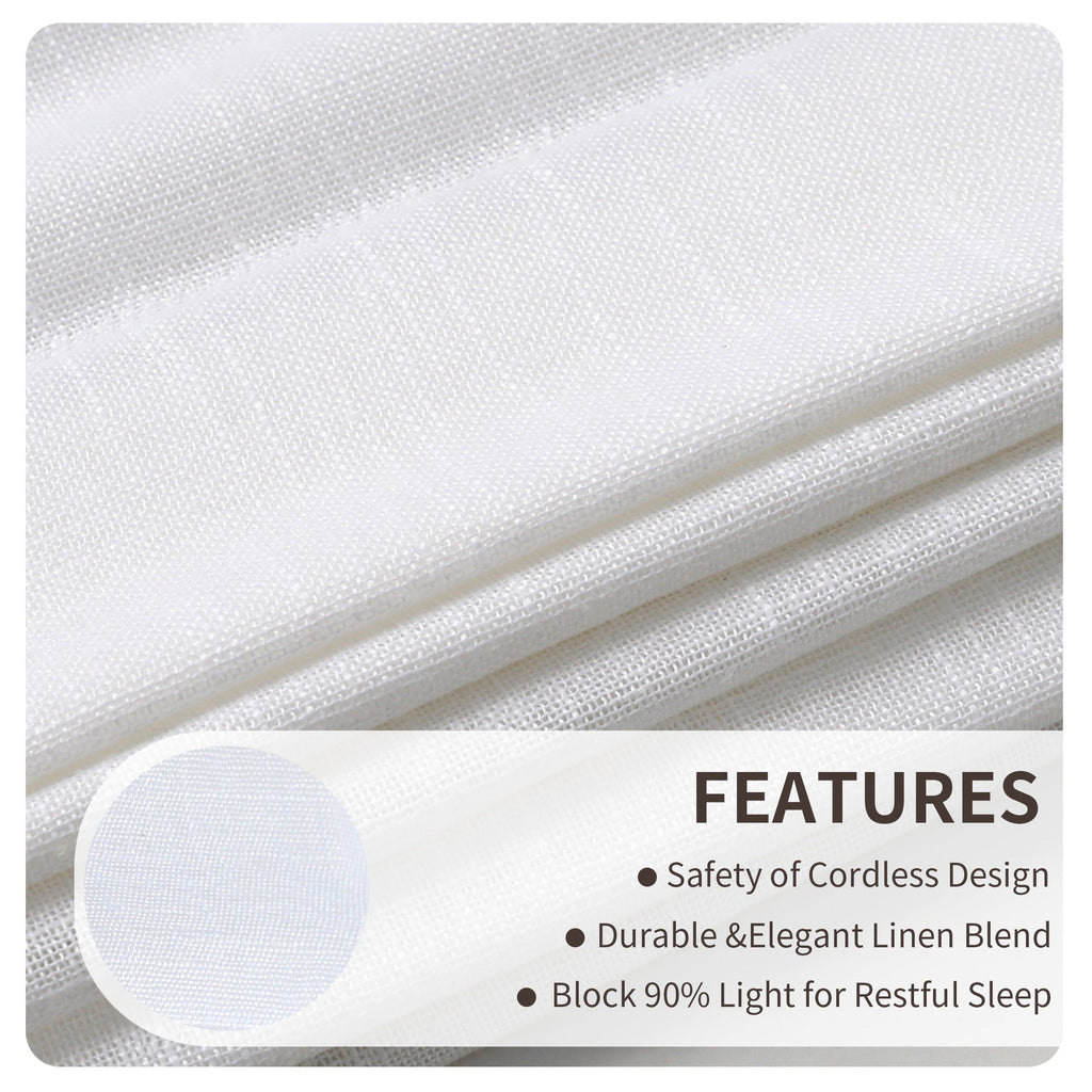 Linen Bliss Roman Shades