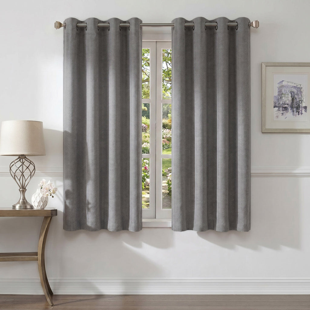 Curtains - Premium Soft Curtain with Cashmere Feel 2 Panels