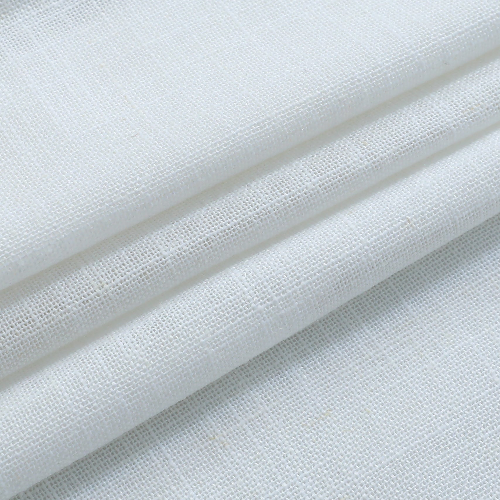 Linen Relaxed Roman Shade with Soft Curve