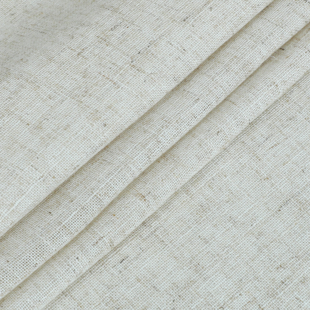 Linen Relaxed Roman Shade with Soft Curve