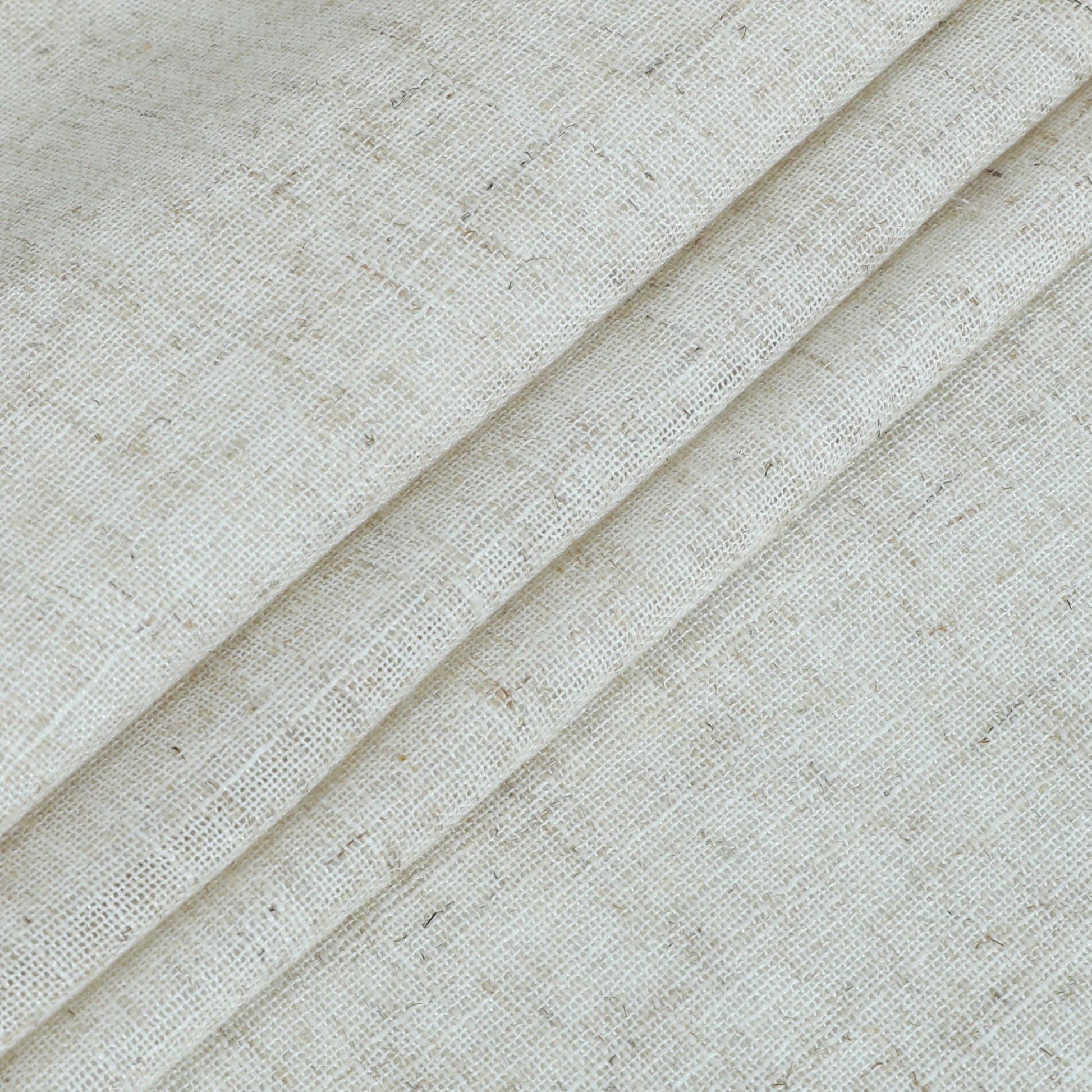 Linen Relaxed Roman Shade with Soft Curve