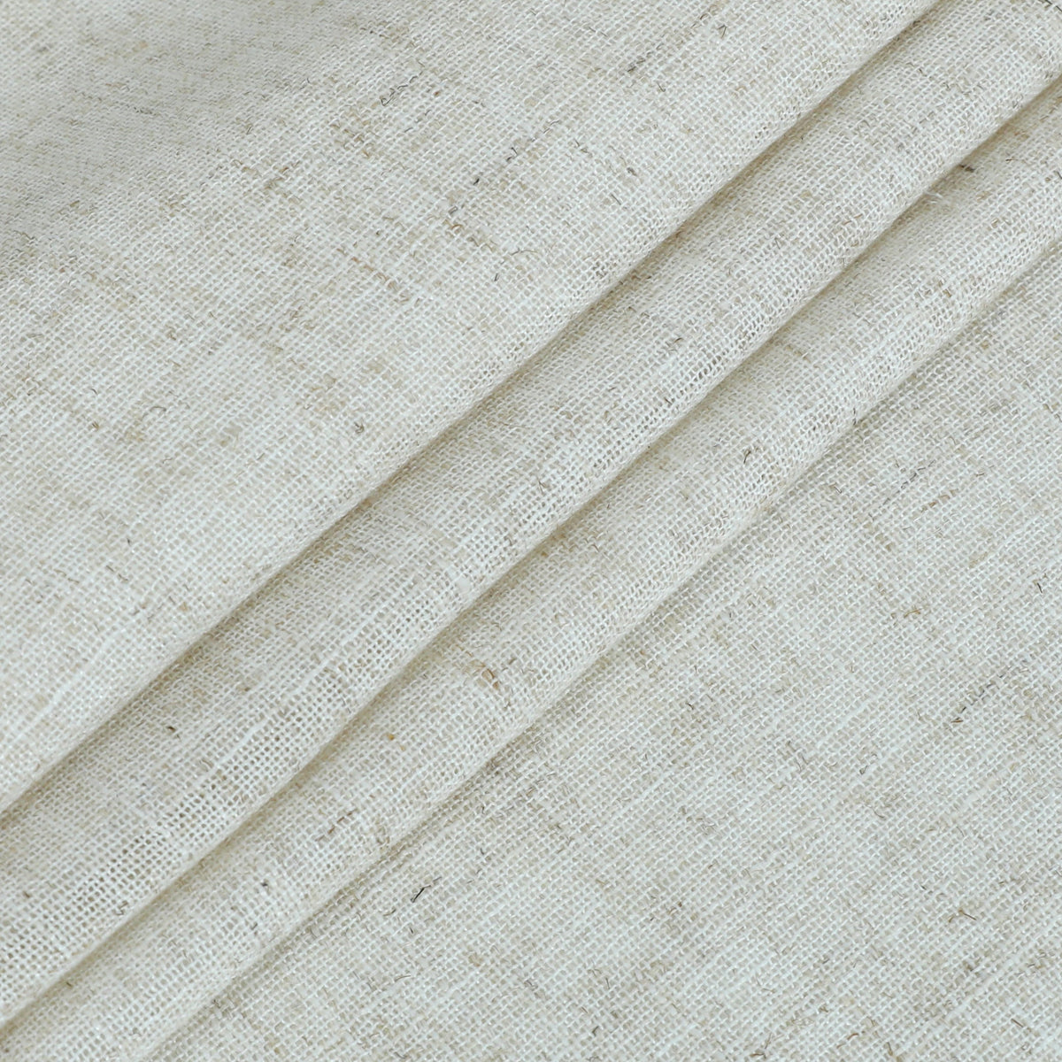 Linen Relaxed Roman Shade with Soft Curve