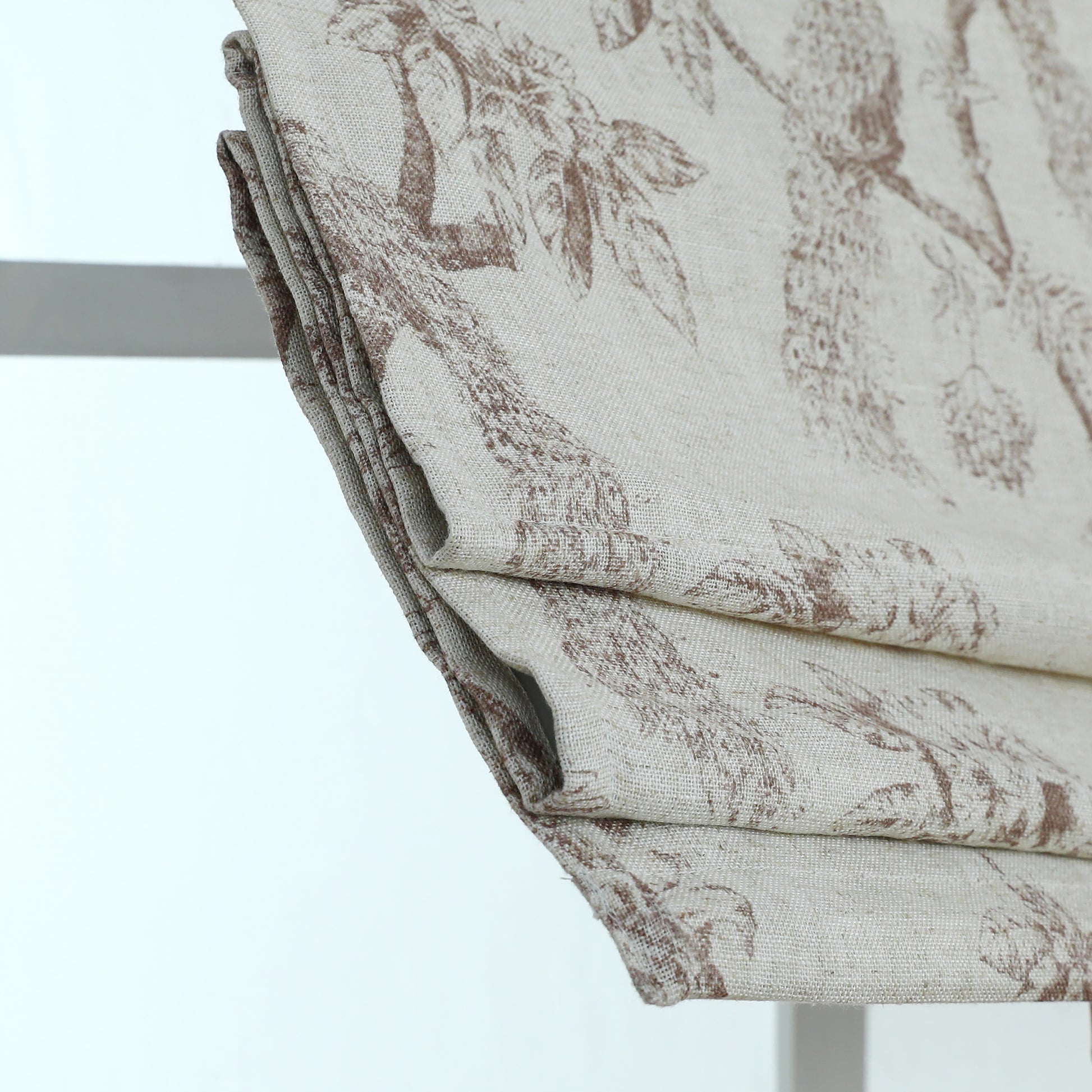 Peacock Cordless Roman Shade