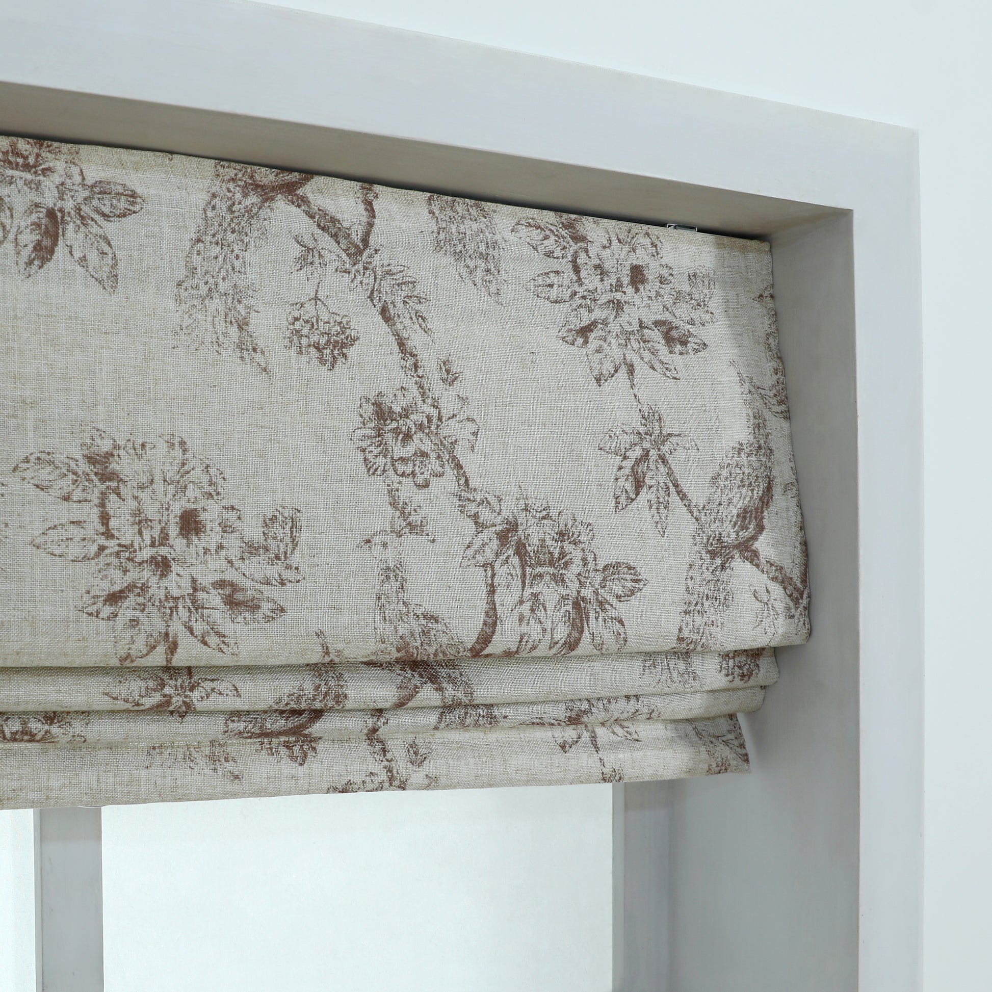 Peacock Cordless Roman Shade