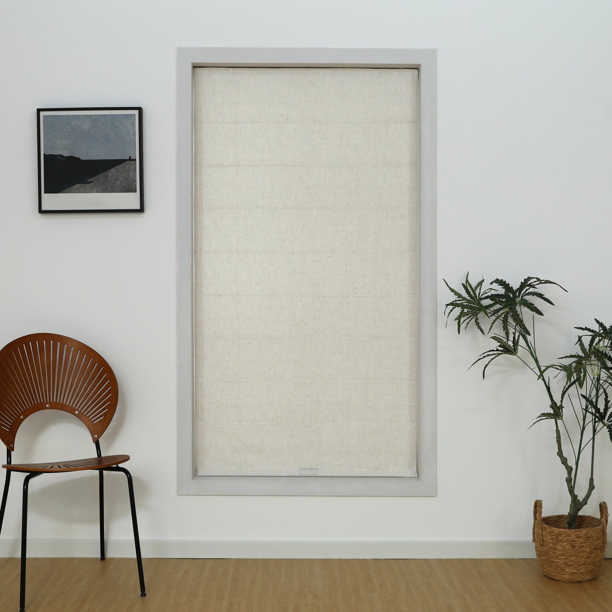 Linen Allure Roman Shade
