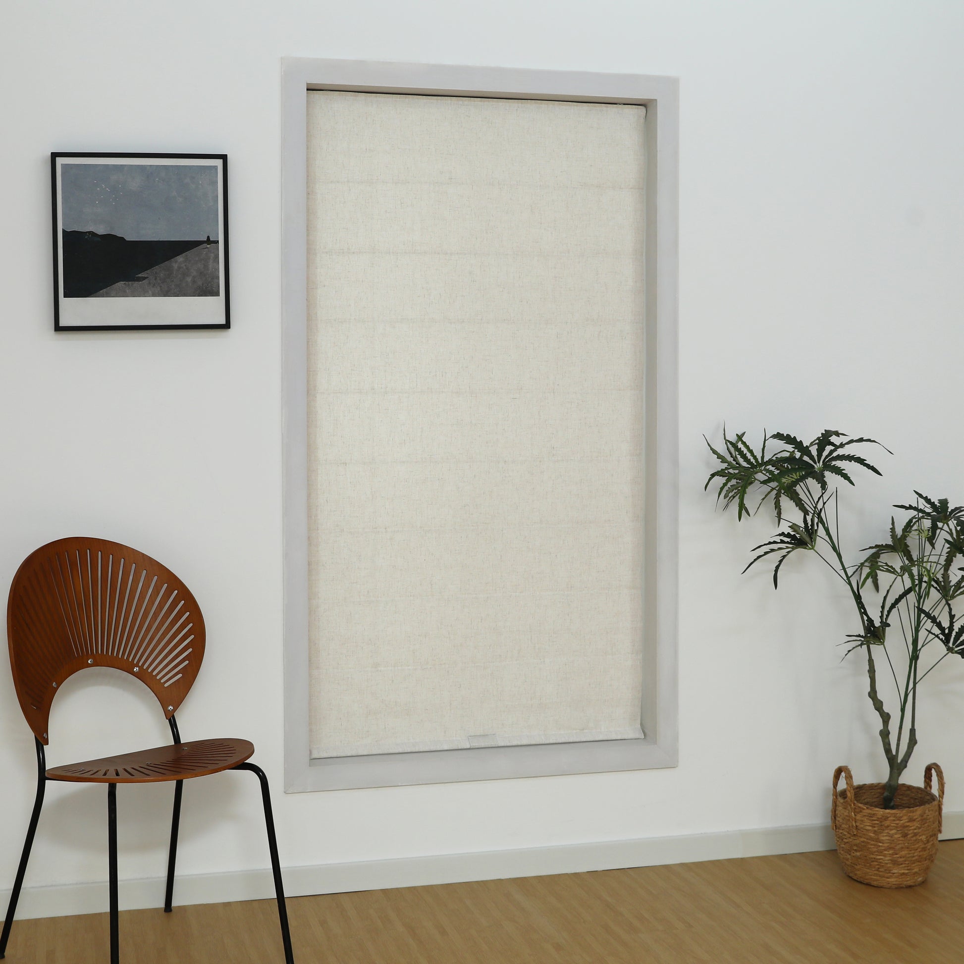 Linen Allure Roman Shade