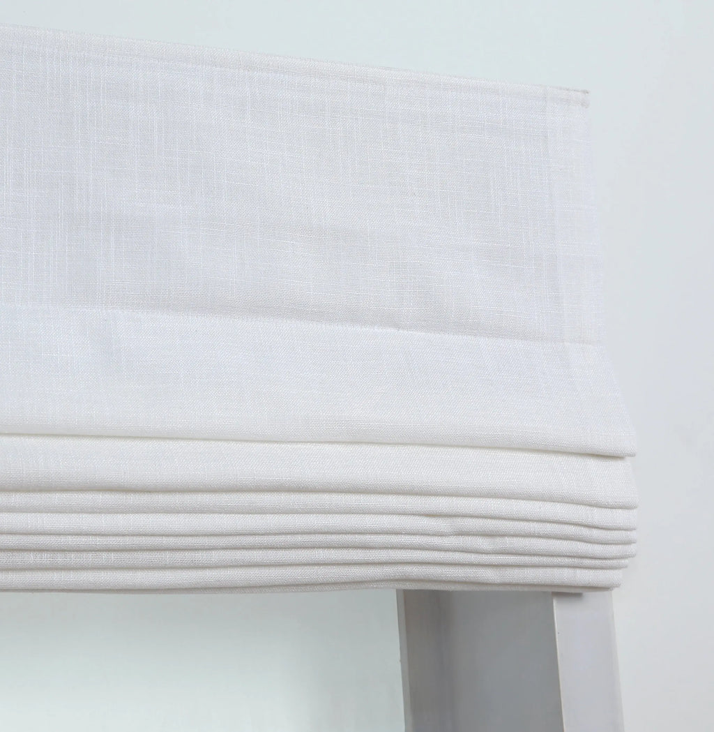 Linen Bliss Cordless Roman Blind North Hills Home