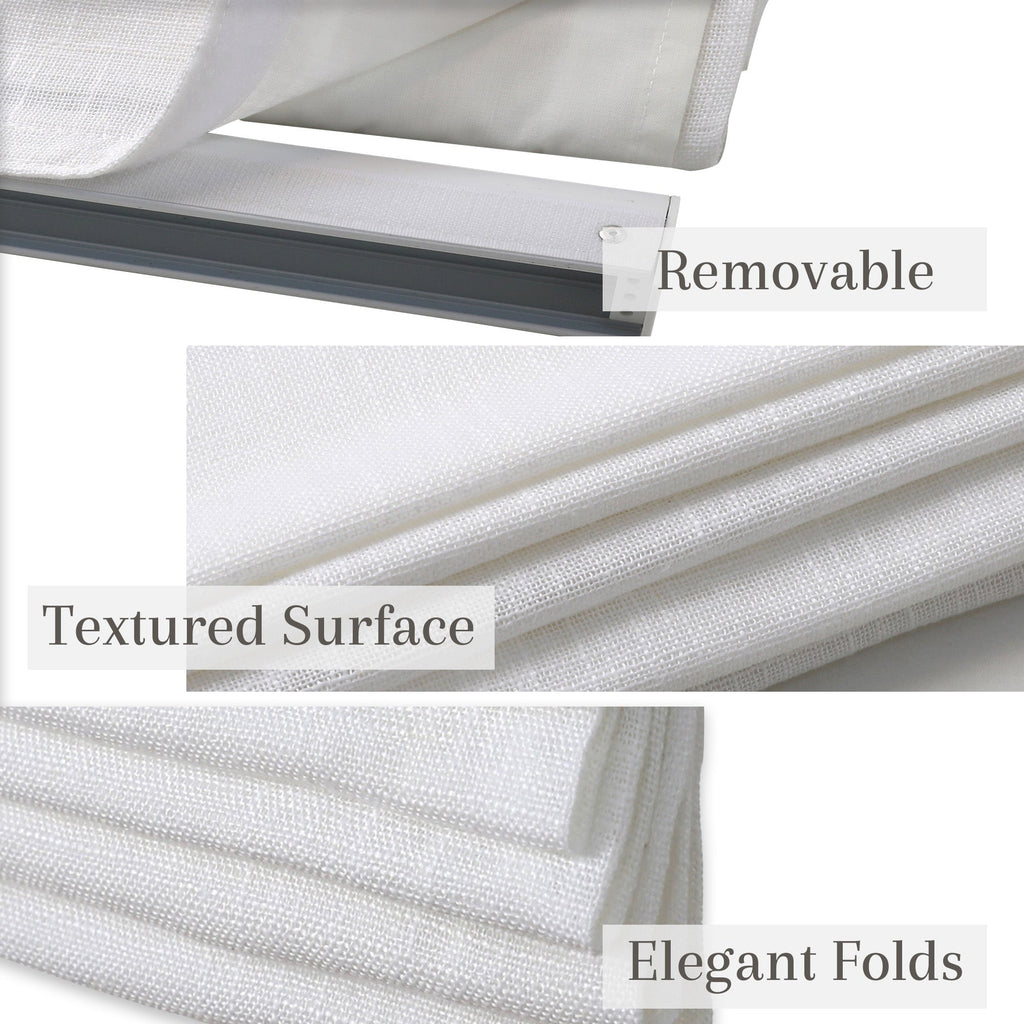 Linen Bliss Roman Shades