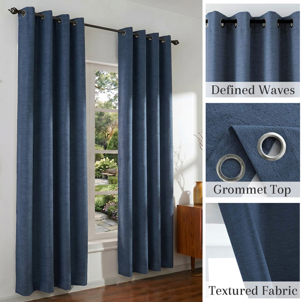 Blackout Curtains - Belmar Grommet Panel 2 Panels
