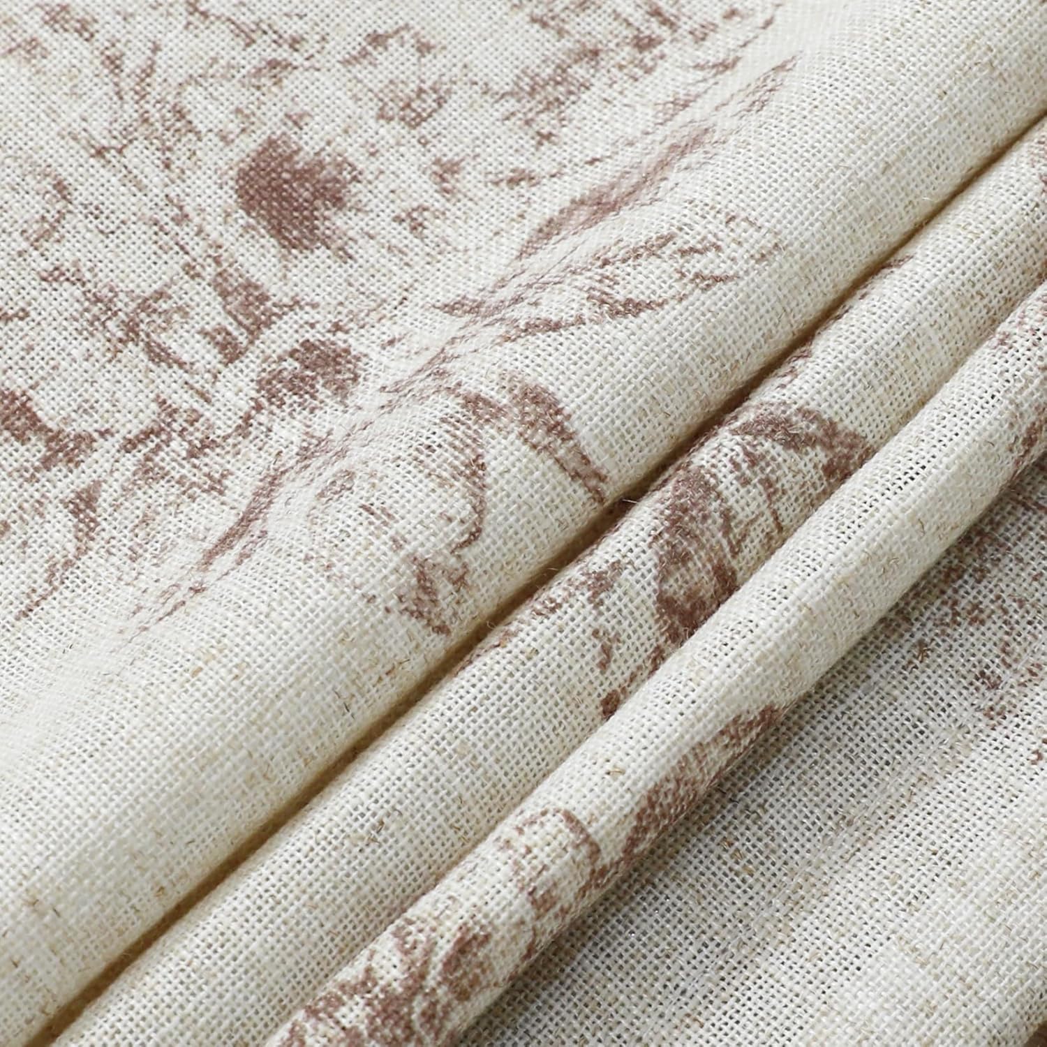 Peacock 100%Blackout Roman Shade Linen Blended