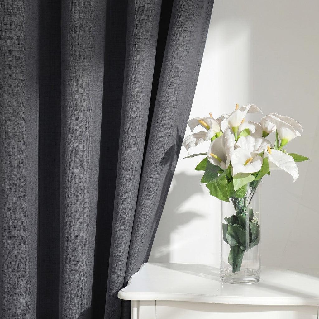 Blackout Curtains - Blackout Fabric with Thermal Lining 2 Panels