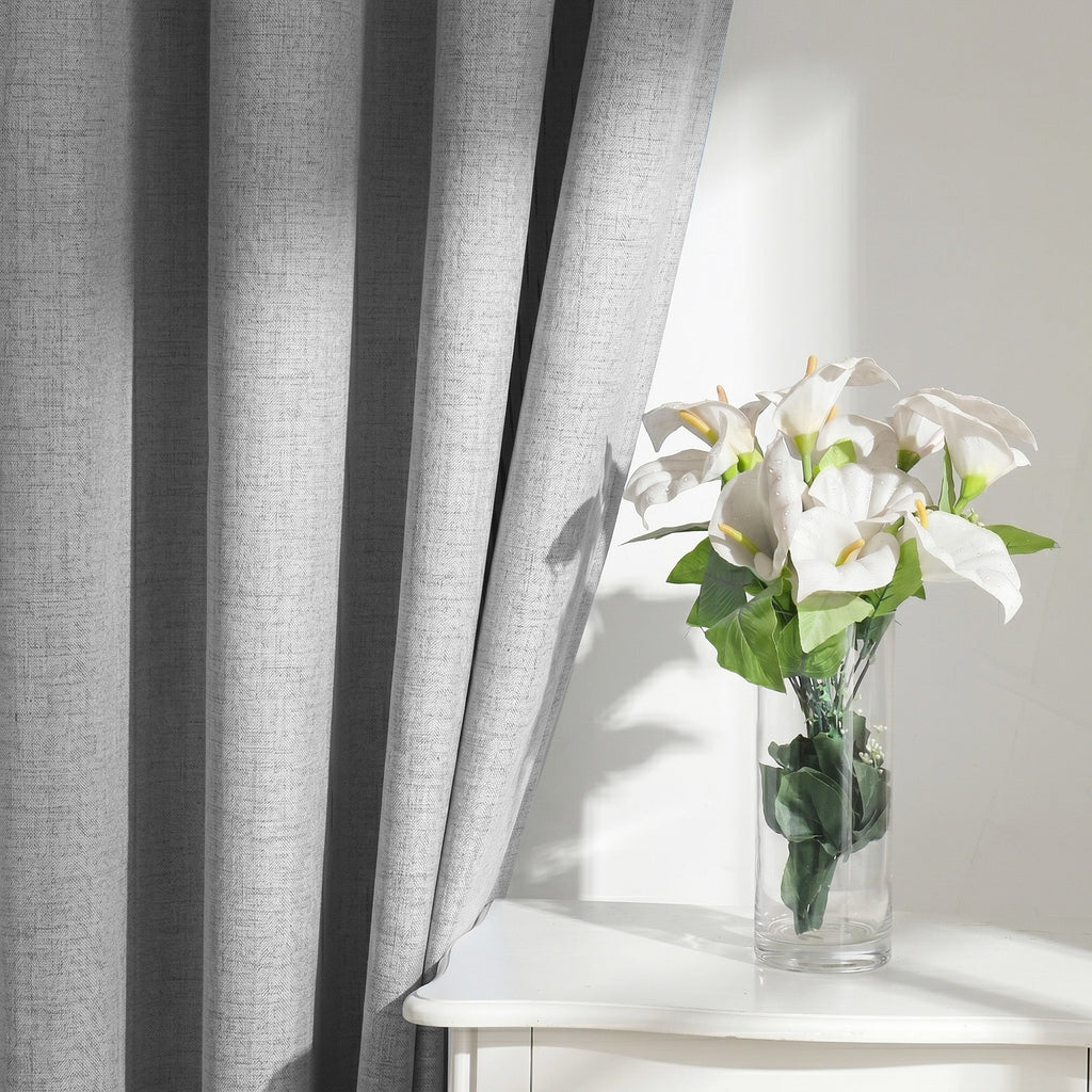 Blackout Curtains - Blackout Fabric with Thermal Lining 2 Panels