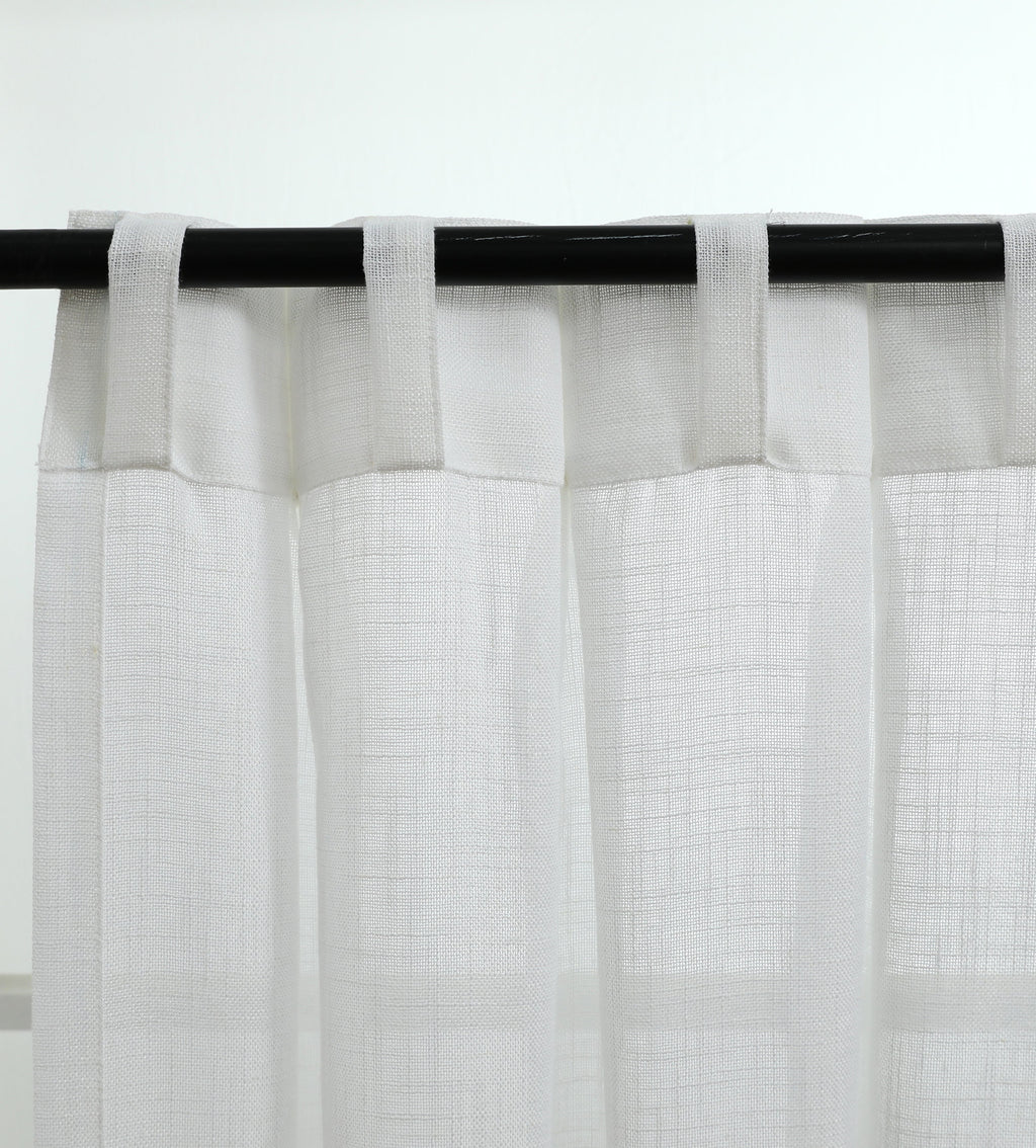 Curtains - Linen Blend Pinch Pleated Curtains (2 Panels)