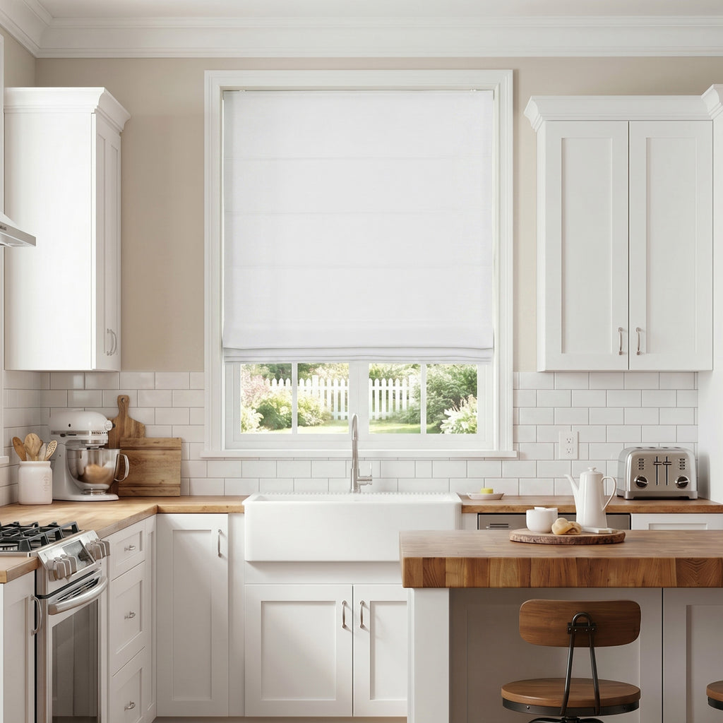 Linen Allure Roman Shade