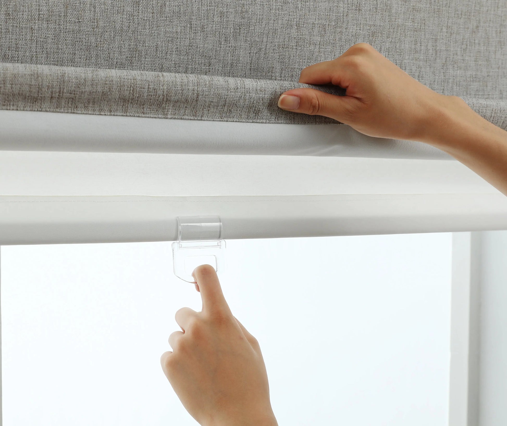 Belgian Cordless Blackout Roman Shade Shadisfy