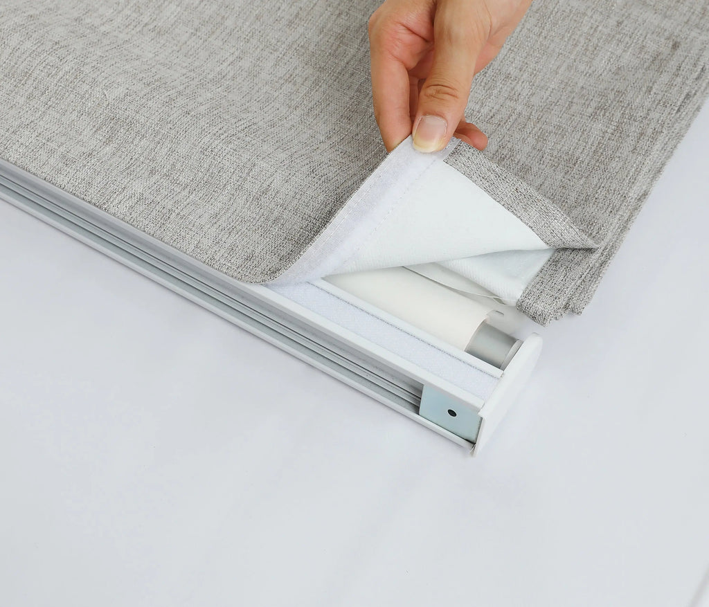 Belgian Cordless Blackout Roman Shade Shadisfy