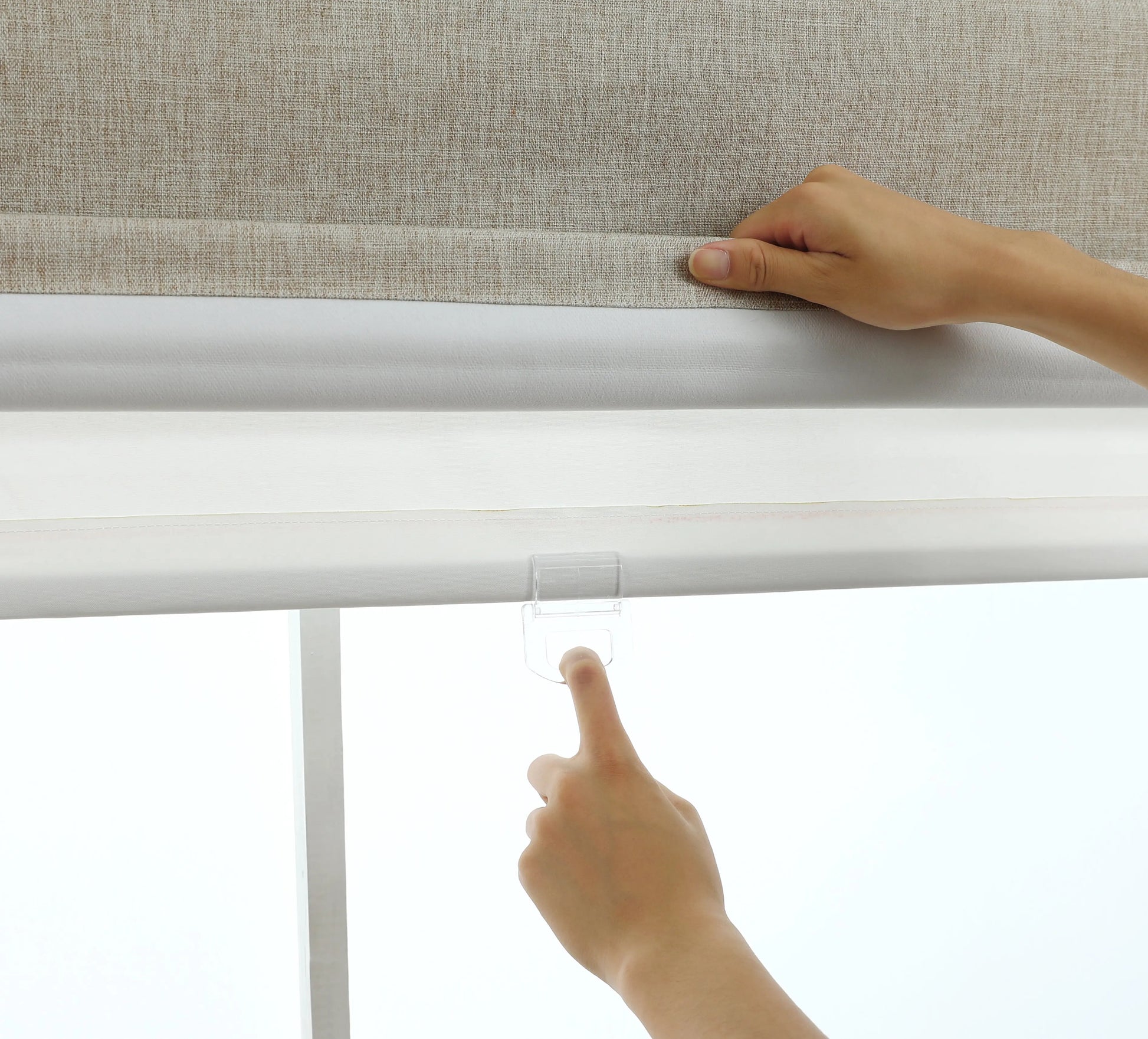 Belgian Cordless Blackout Roman Shade Shadisfy