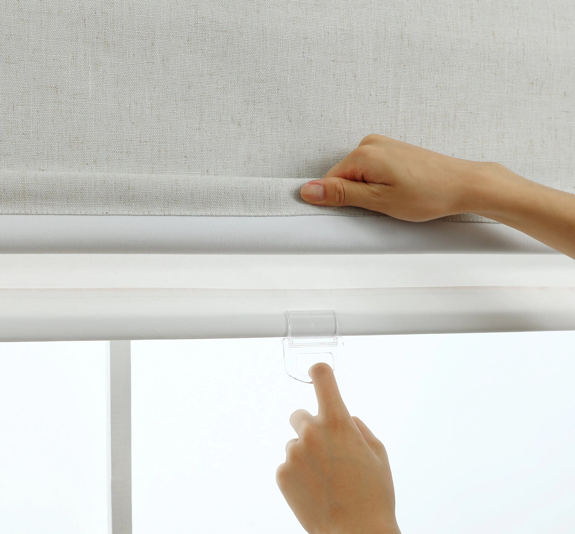 Belgian Cordless Blackout Roman Shade Shadisfy