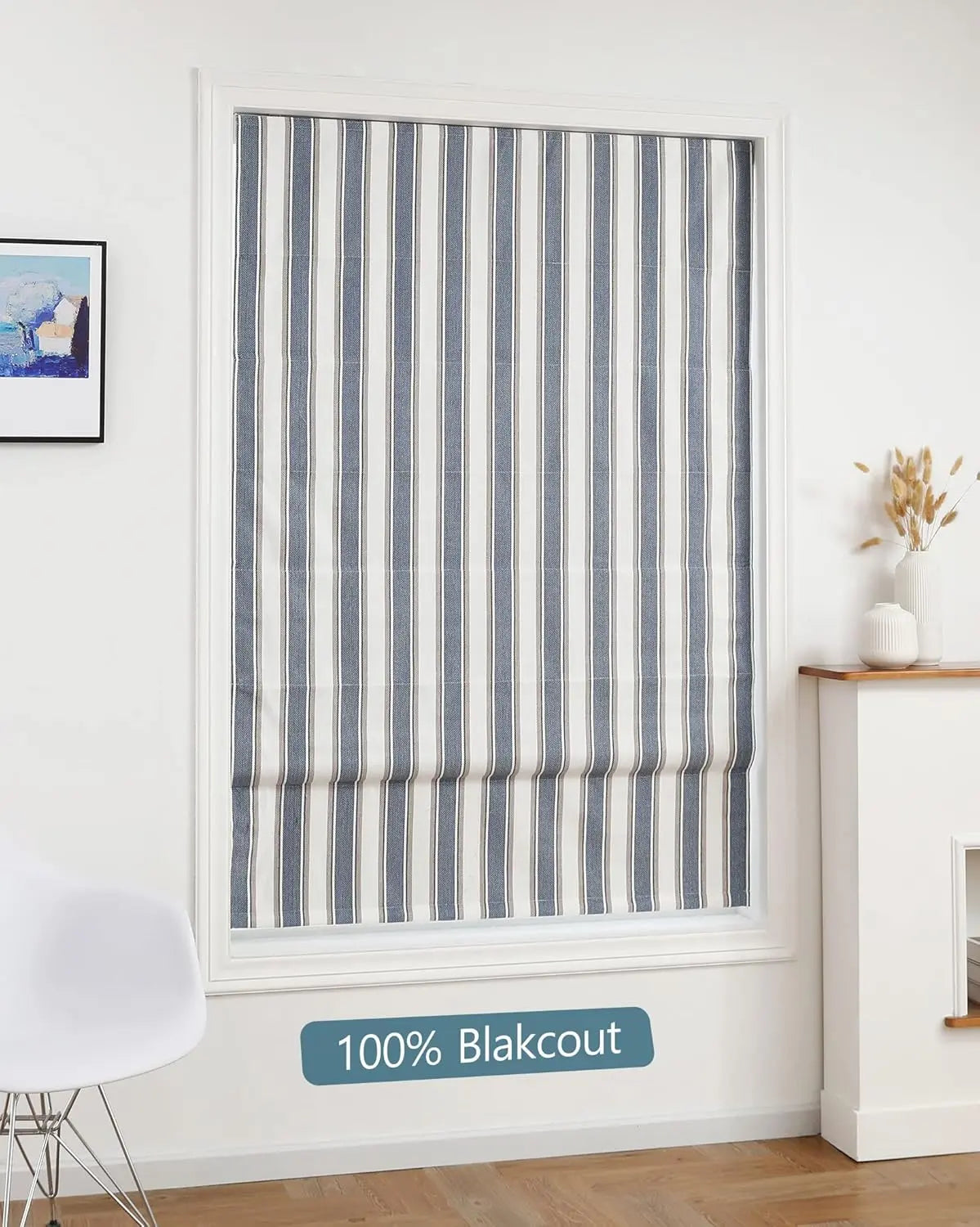 Brighton Cordless Roman Shade Shadisfy