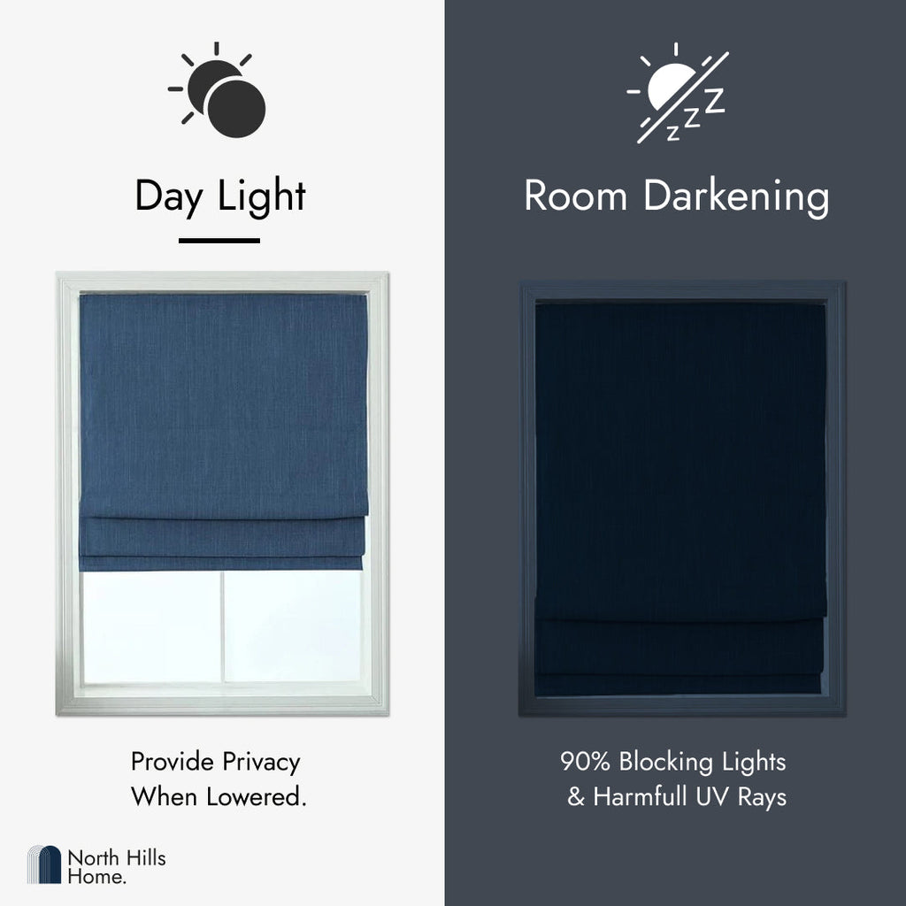 Roman shades - Polyester Seneca Roman Shade