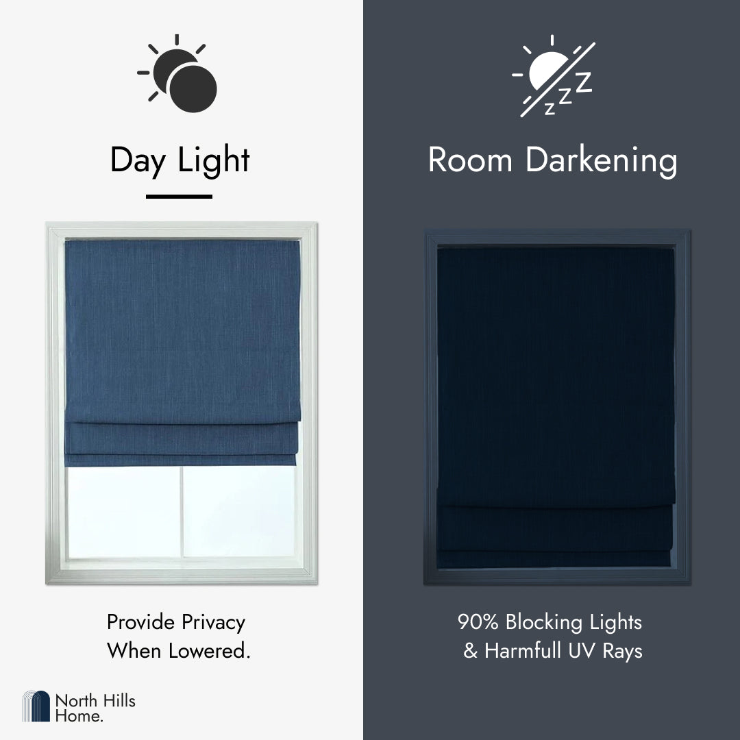 Roman shades - Polyester Seneca Roman Shade