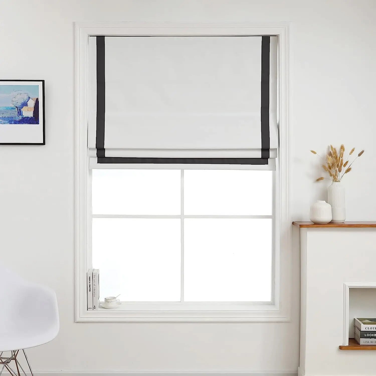 Greenwich Cordless Blackout Roman Shade Shadisfy