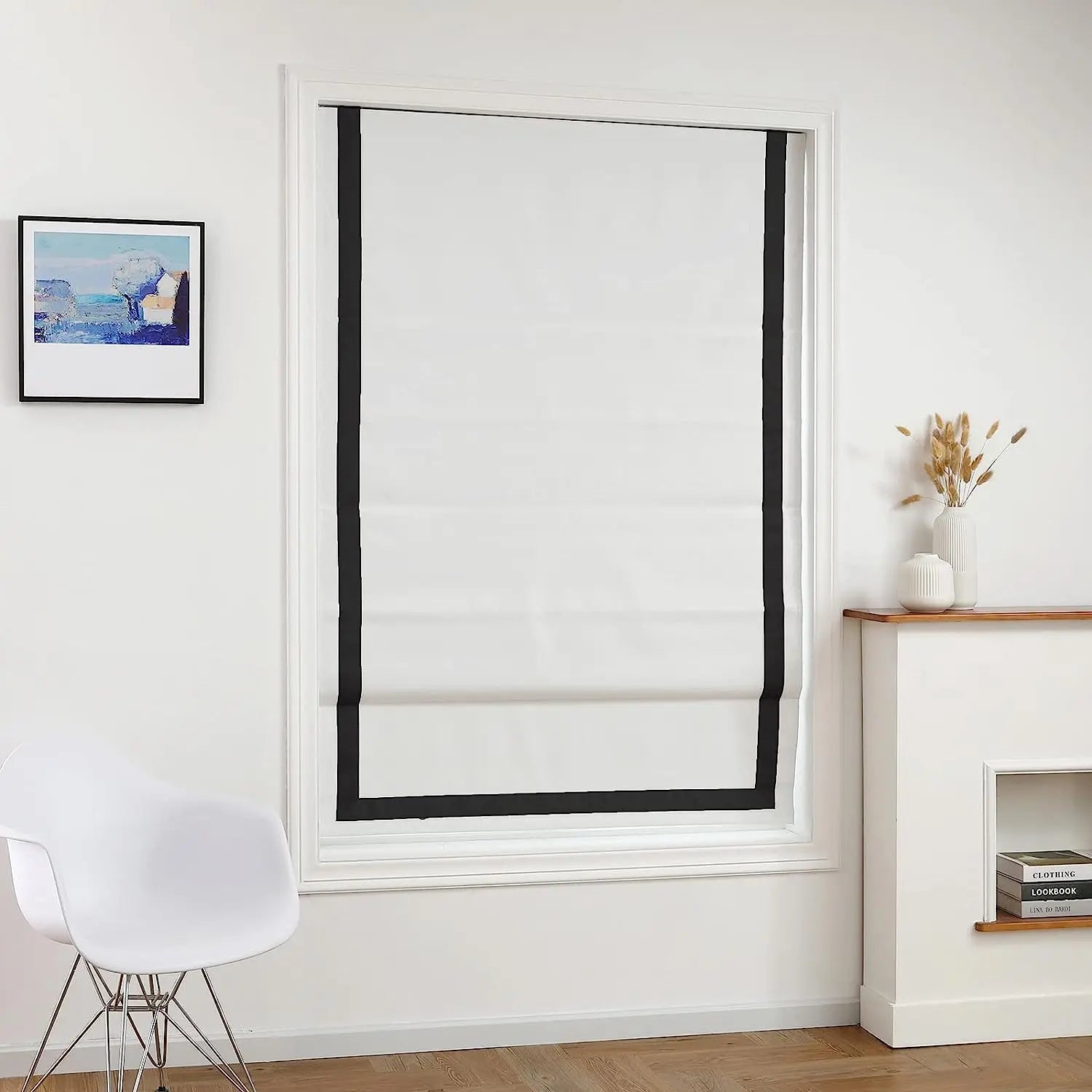 Greenwich Cordless Blackout Roman Shade Shadisfy