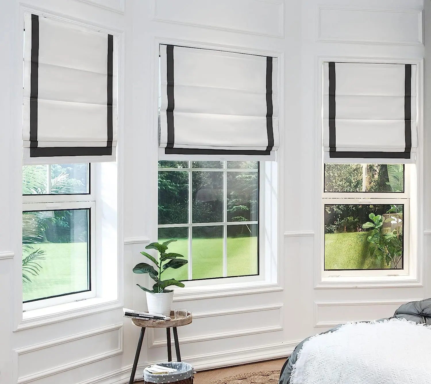 Greenwich Cordless Blackout Roman Shade Shadisfy