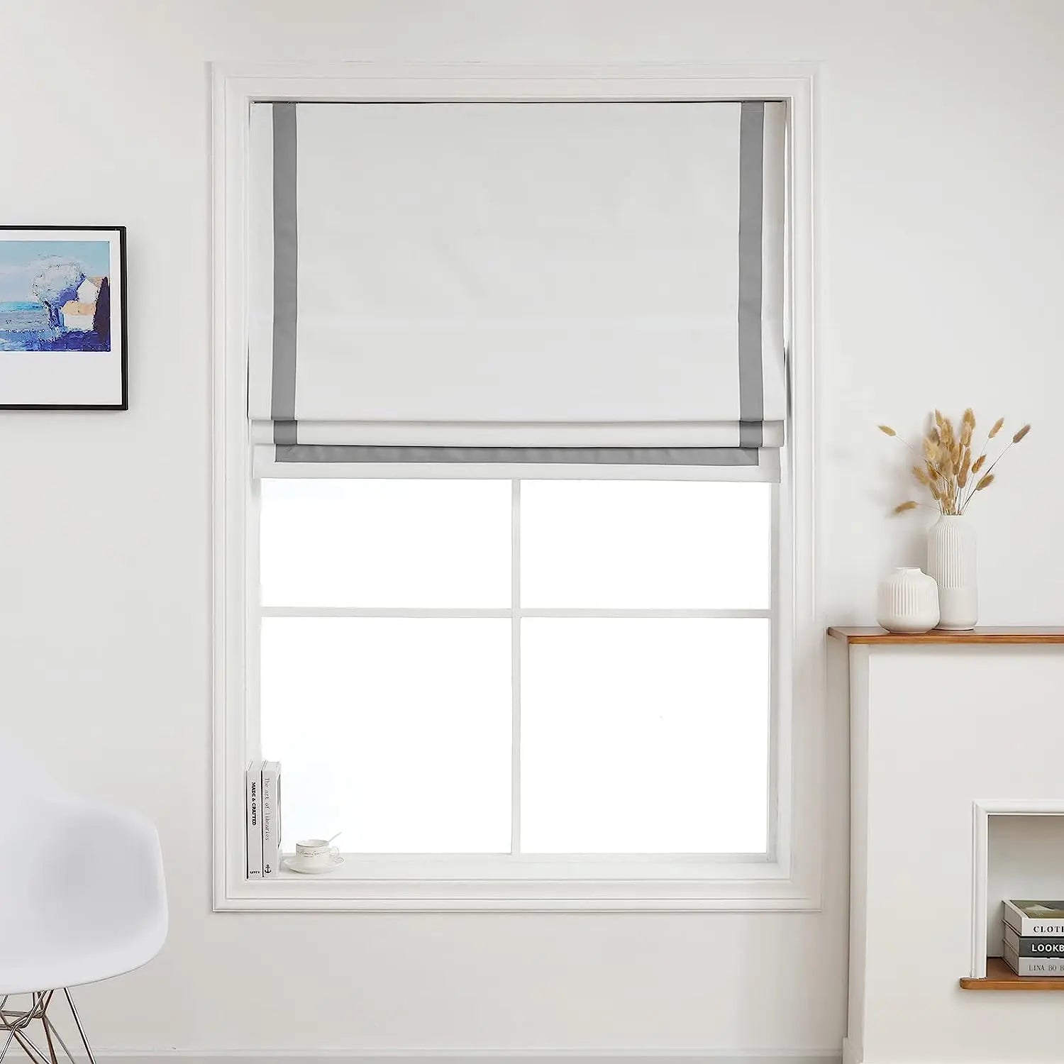 Greenwich Cordless Blackout Roman Shade Shadisfy