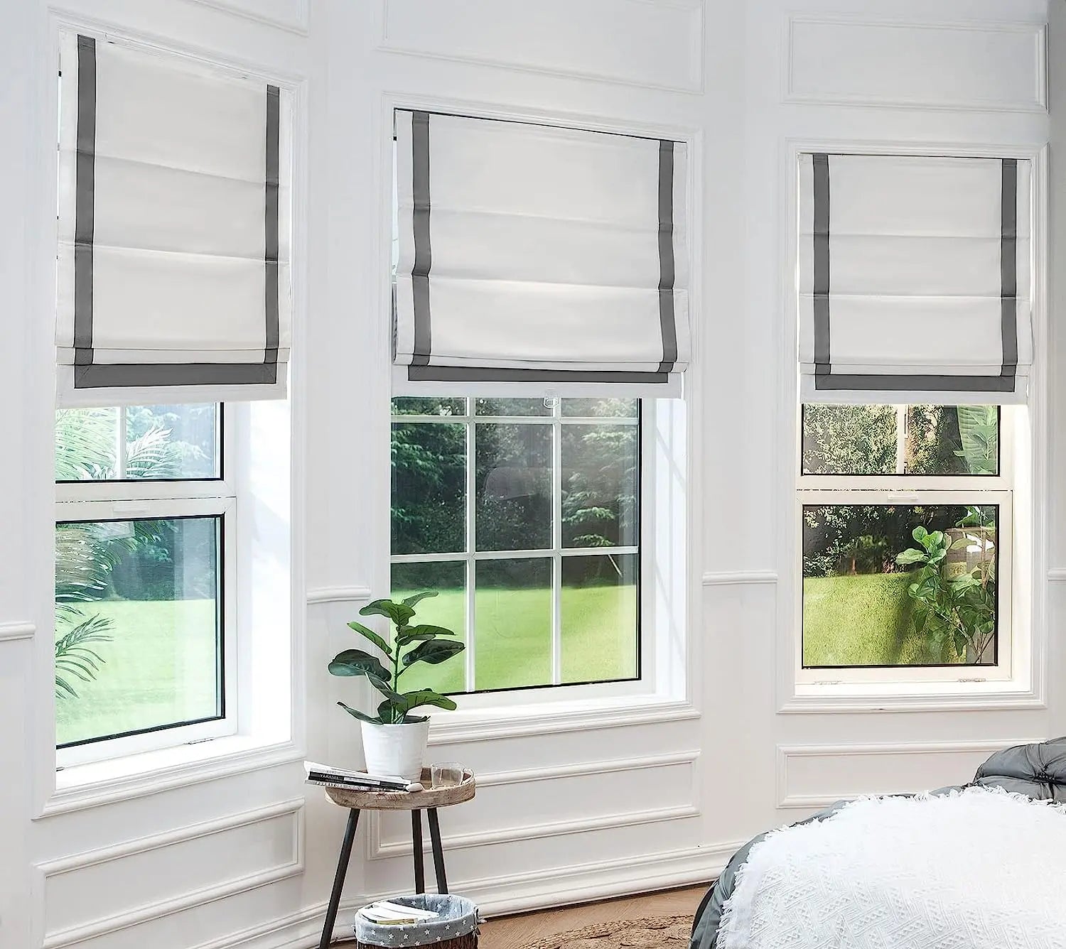 Greenwich Cordless Blackout Roman Shade Shadisfy