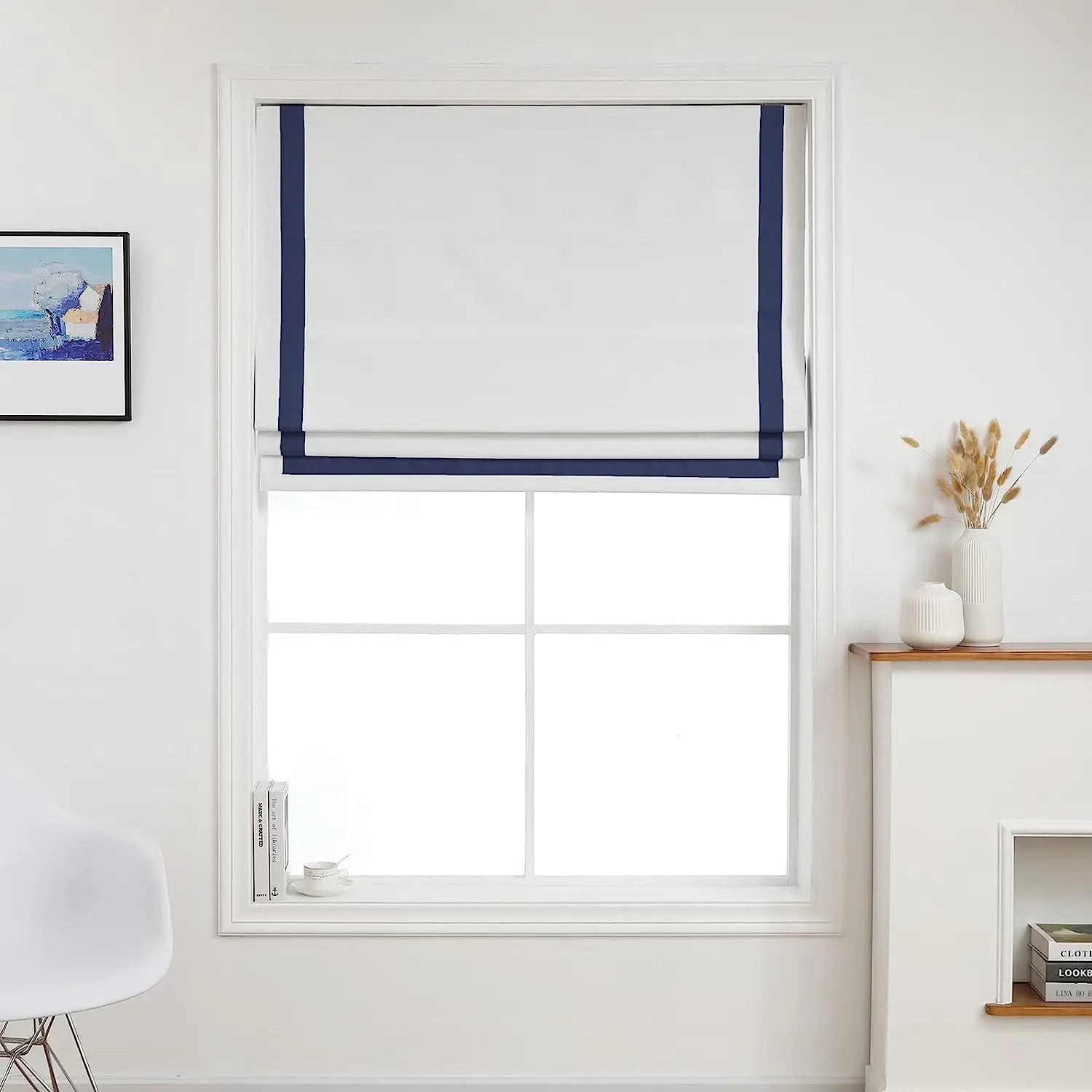 Greenwich Cordless Blackout Roman Shade Shadisfy