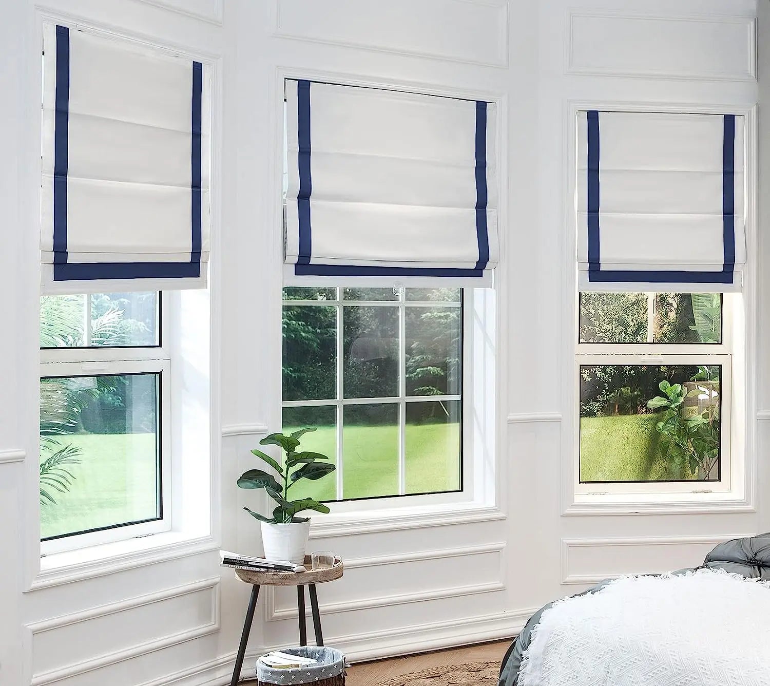Greenwich Cordless Blackout Roman Shade Shadisfy