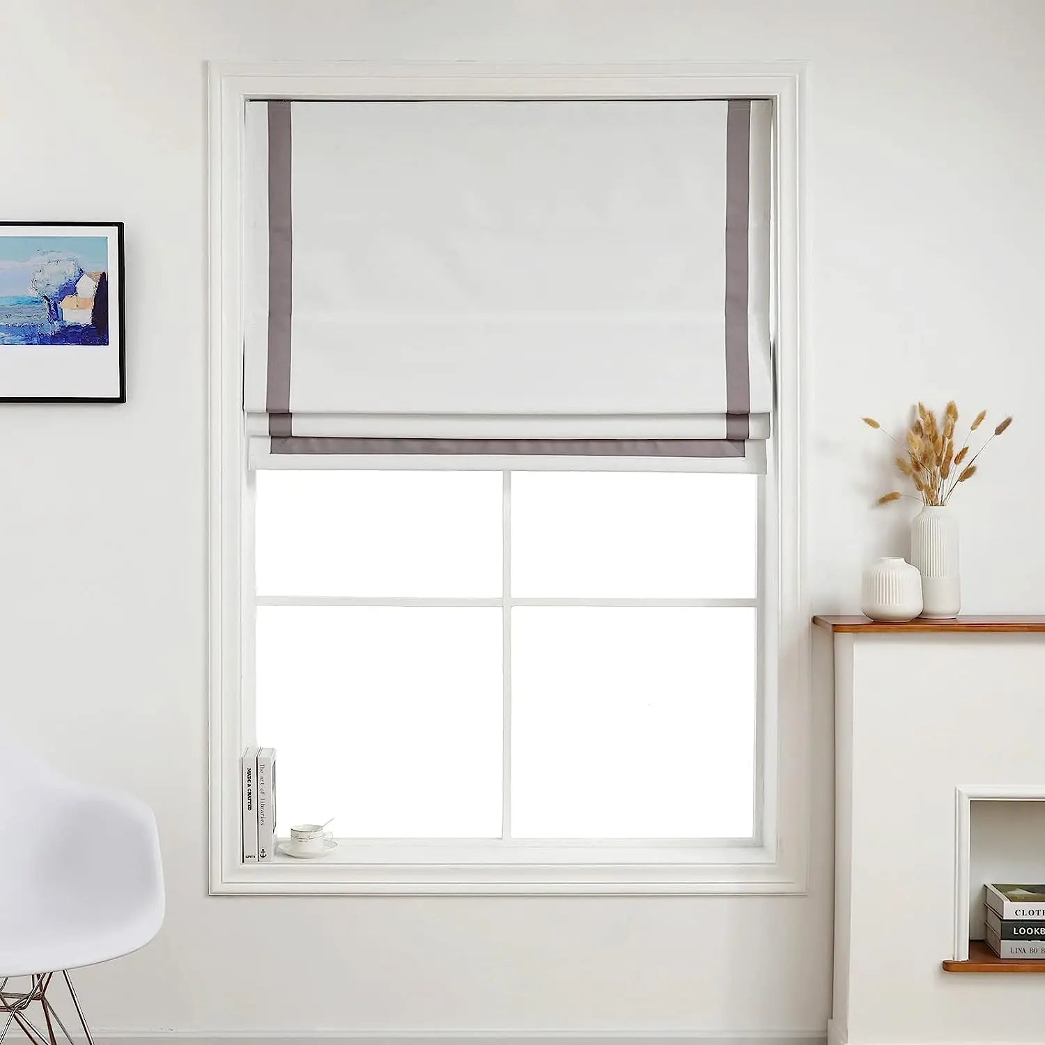 Greenwich Cordless Blackout Roman Shade Shadisfy