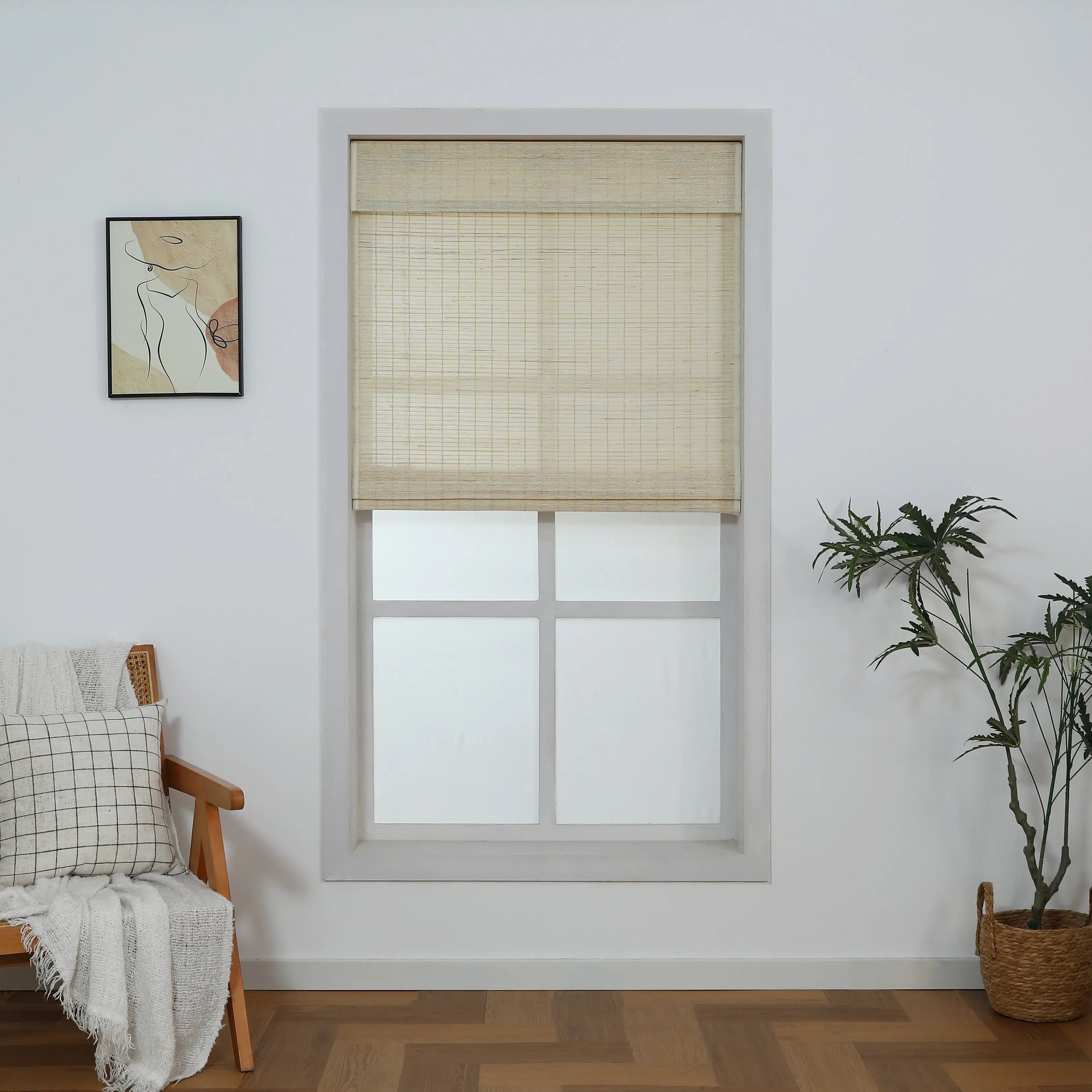 Isla Palm Woven Wood Shade Shadisfy