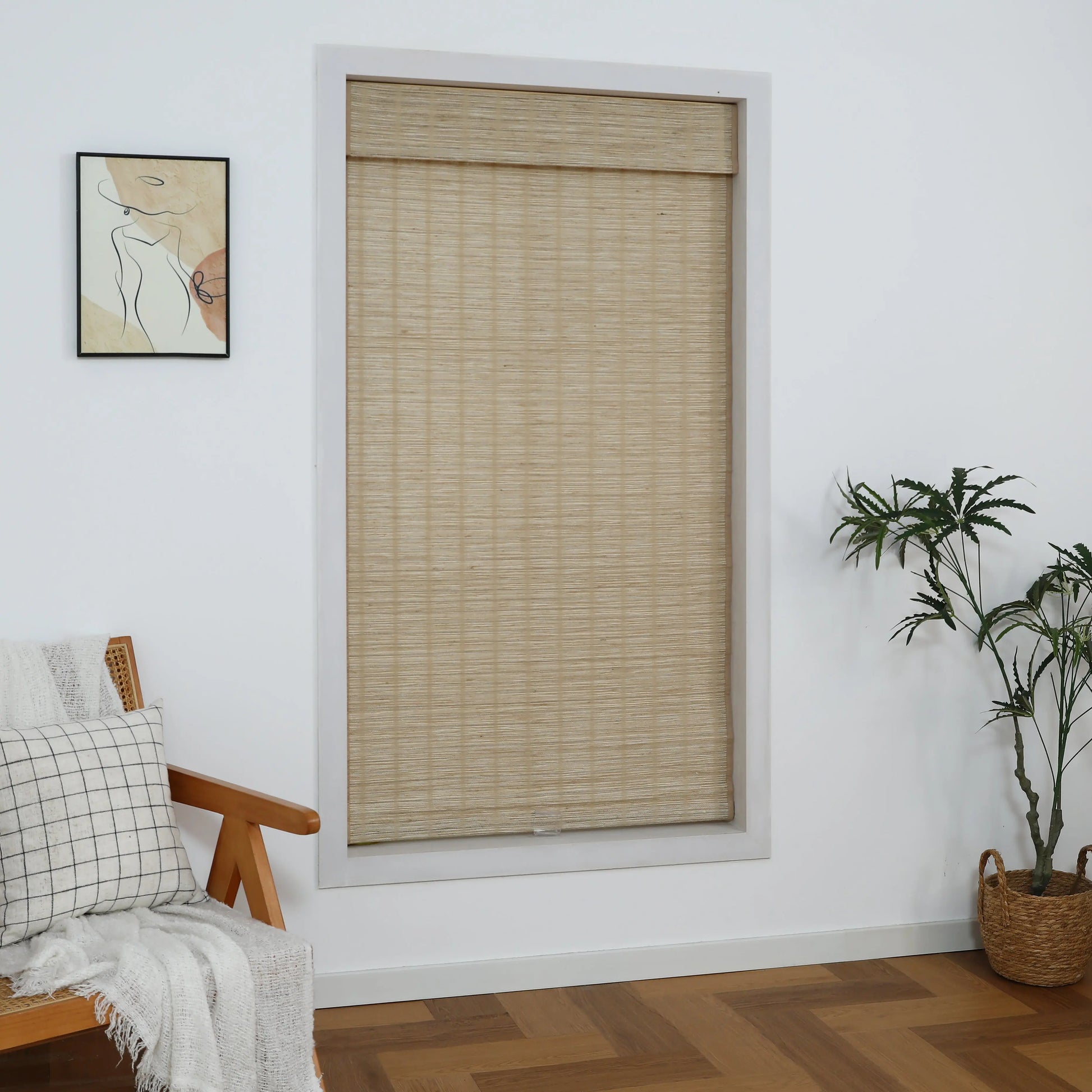 Laguna Woven Wood Shade Shadisfy