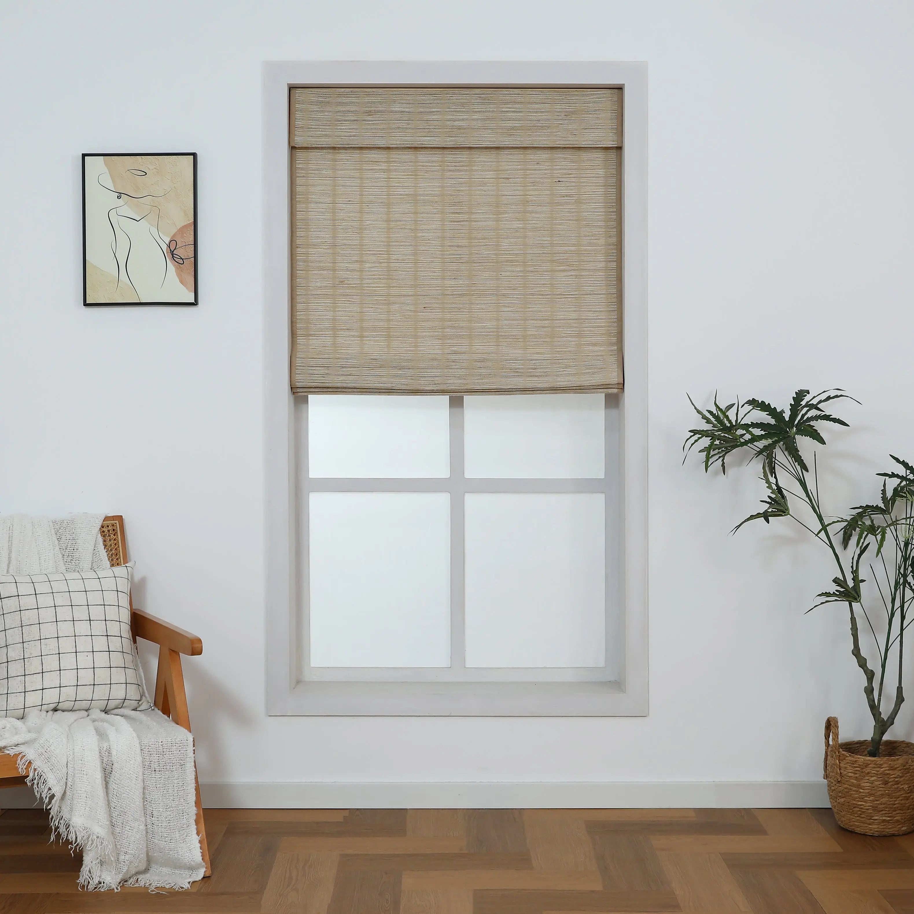 Laguna Woven Wood Shade Shadisfy