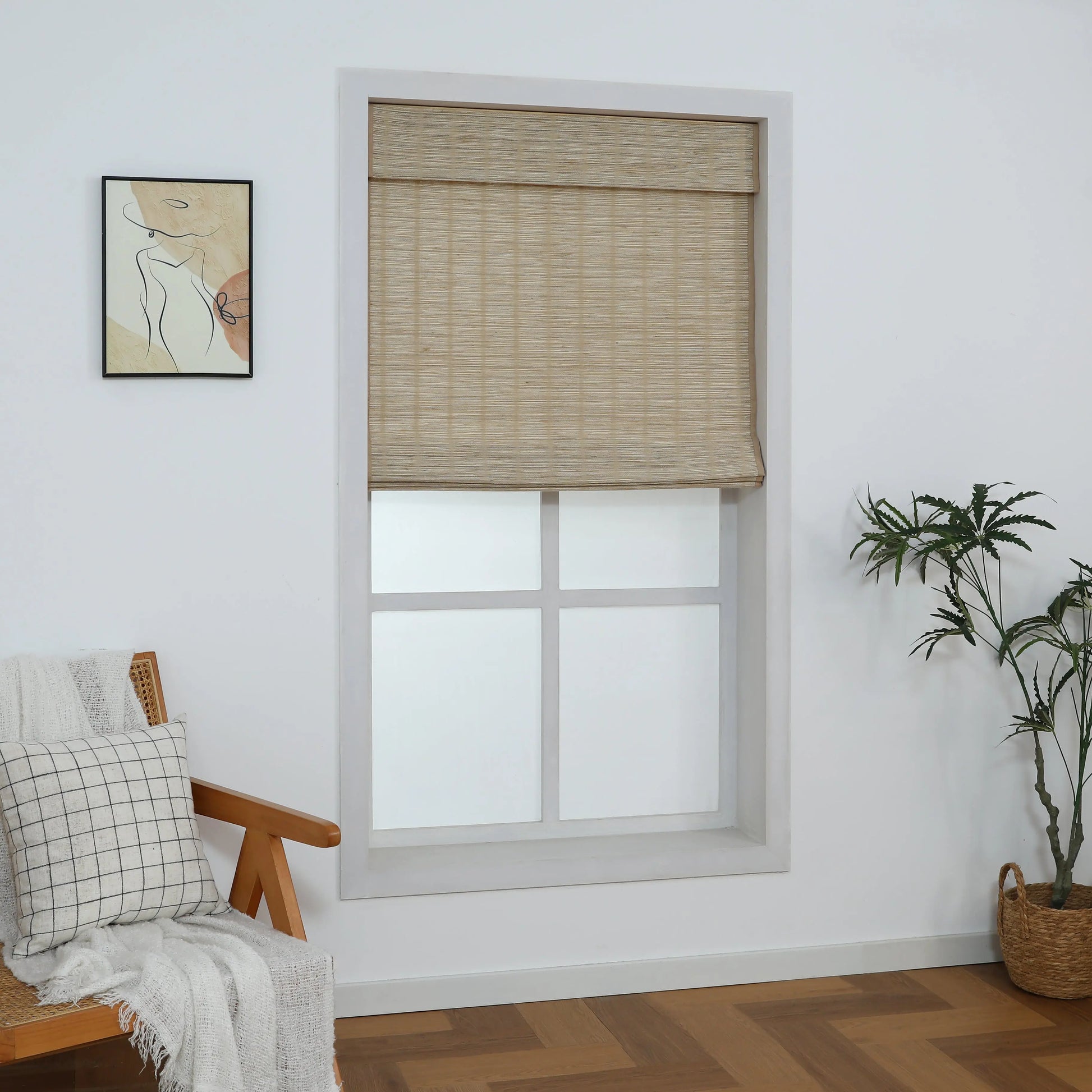 Laguna Woven Wood Shade Shadisfy