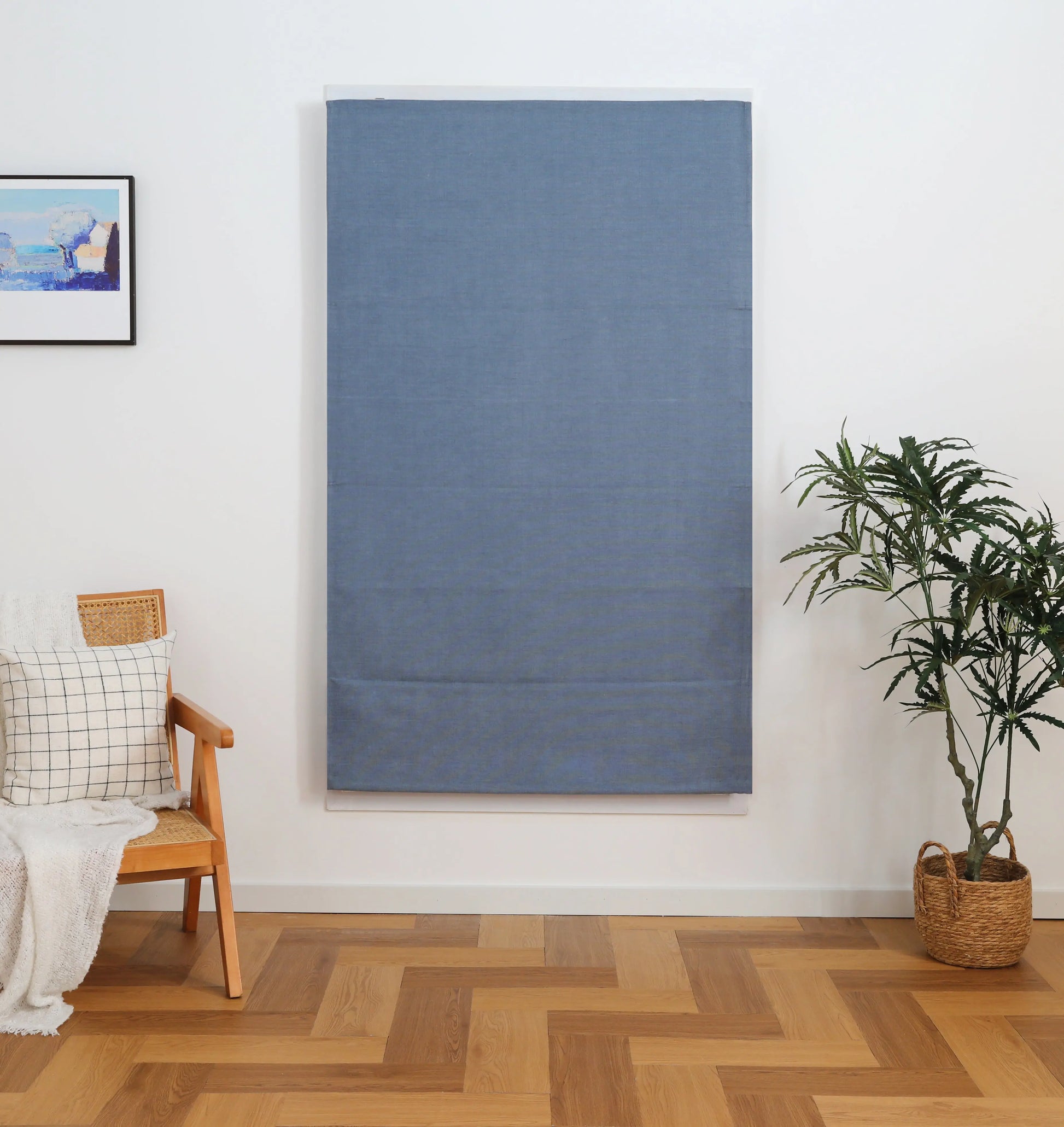 Lancaster Cordless Blackout Roman Shade Shadisfy