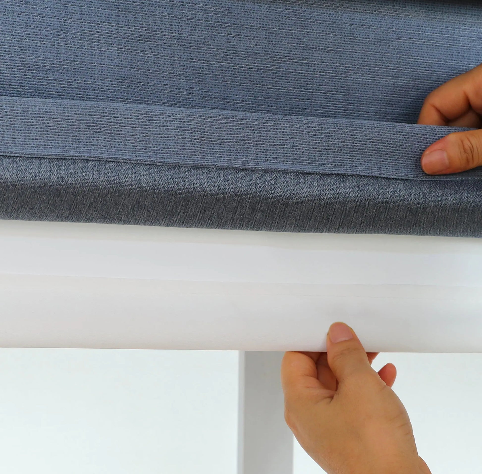 Lancaster Cordless Blackout Roman Shade Shadisfy