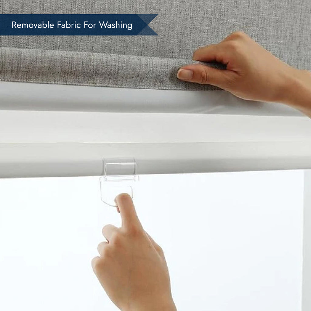 Roman Shades - Polyester Belgian 100% Blackout