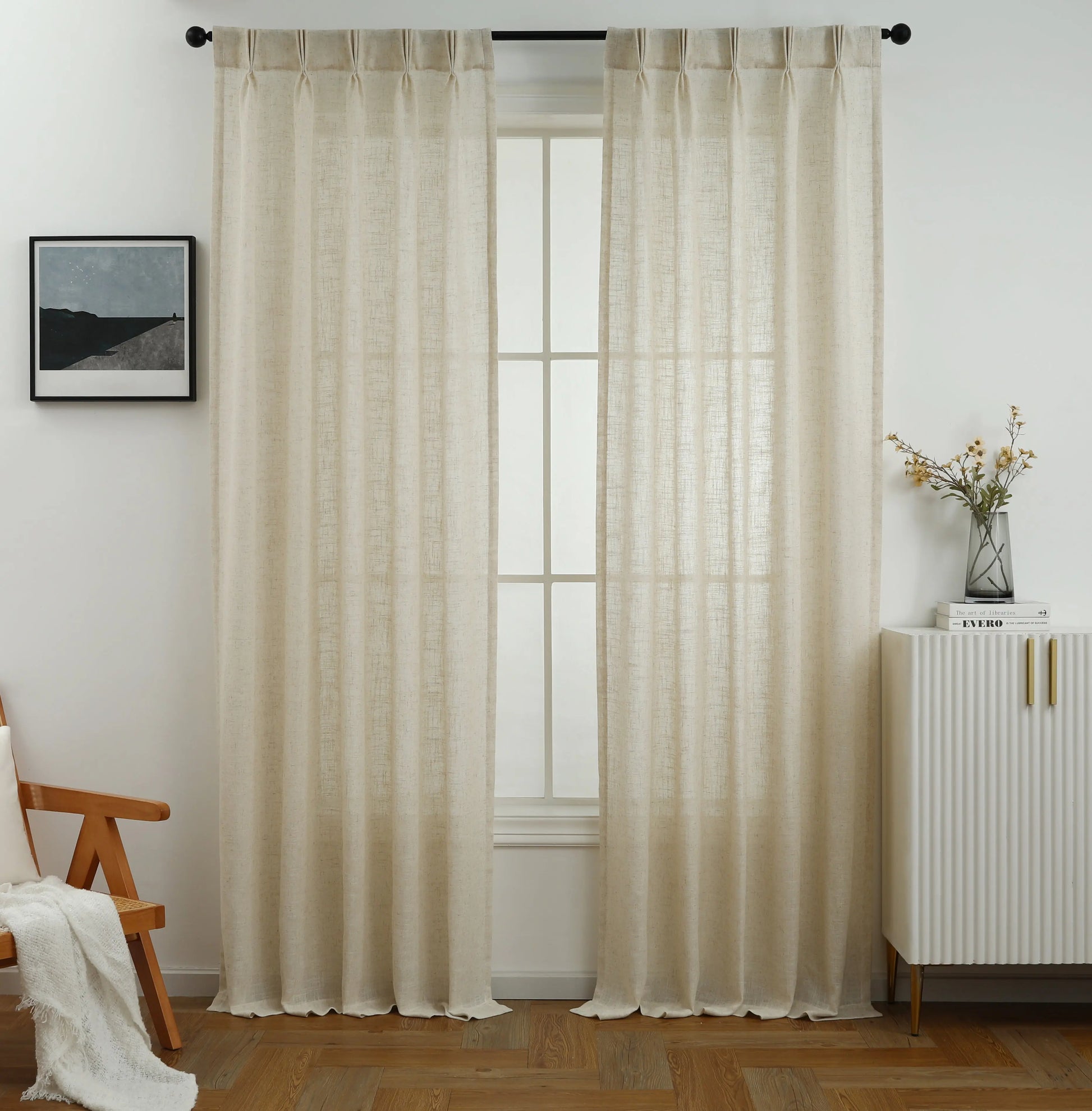 Linen Bliss Custom Curtain North Hills Home