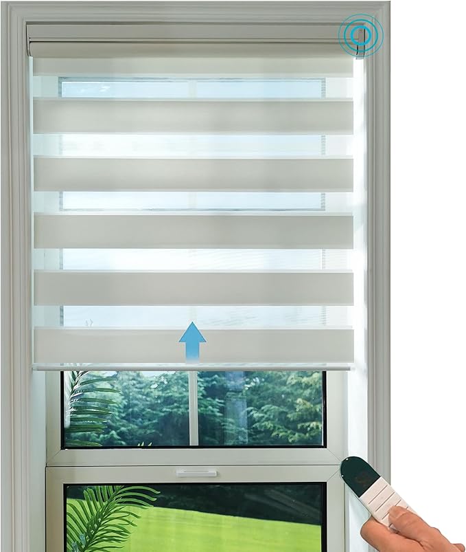 Motorized Zebra Blinds - Remote Control Window Shades