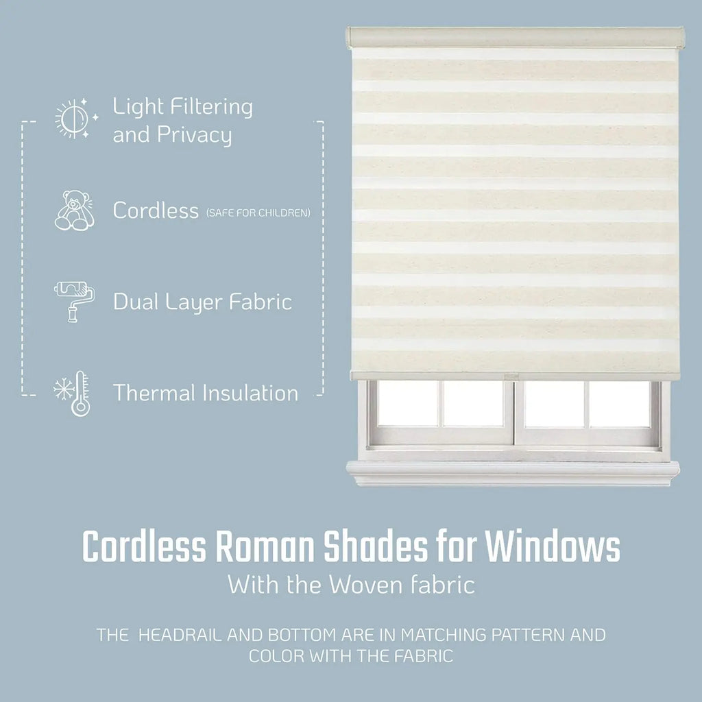 Faux Linen Zebra Shade Shadisfy