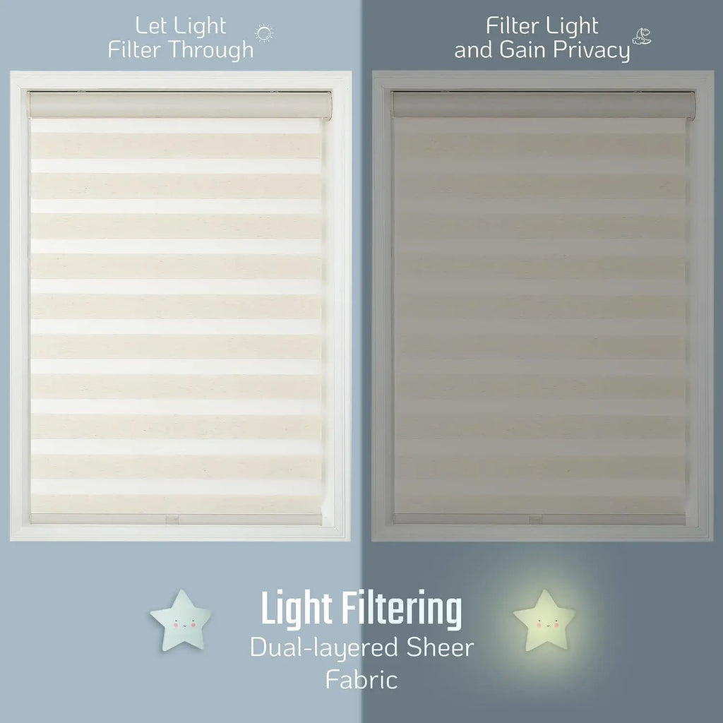 Faux Linen Zebra Shade Shadisfy