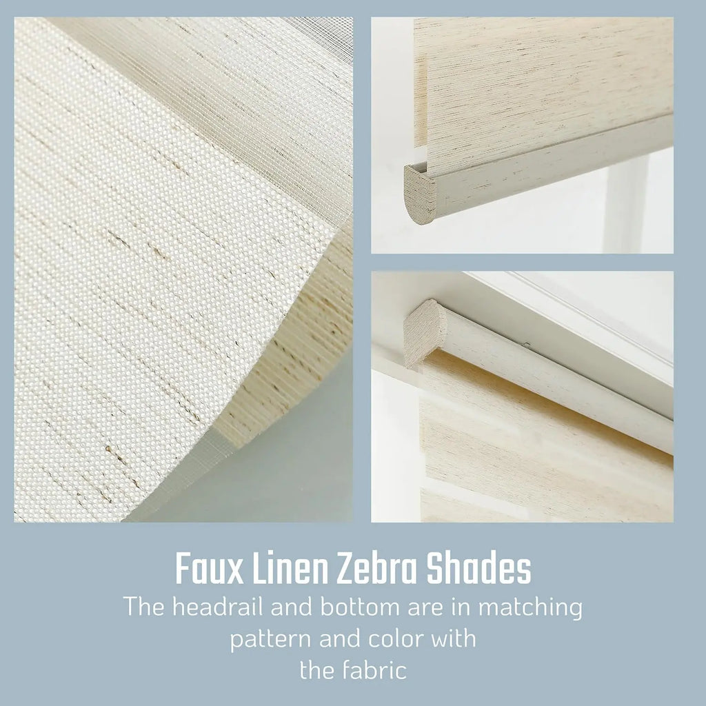 Faux Linen Zebra Shade Shadisfy