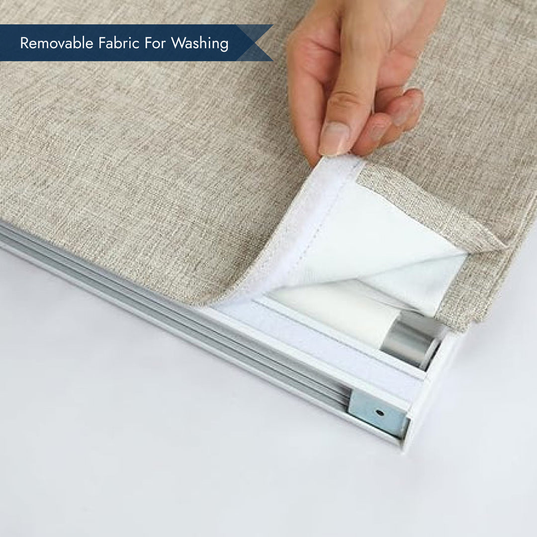 Roman Shades - Polyester Belgian 100% Blackout
