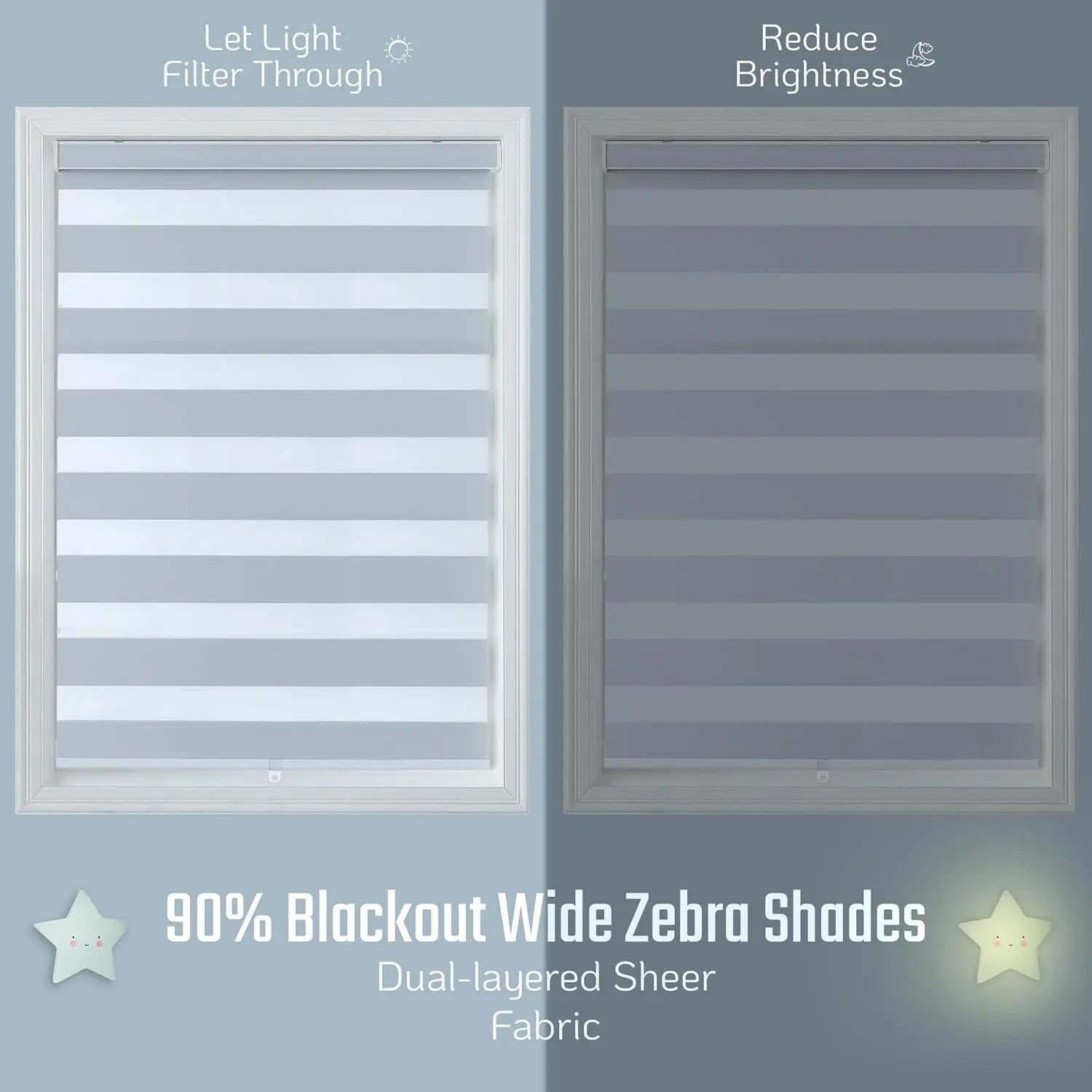 Wide Zebra Stripe Shadisfy#grey